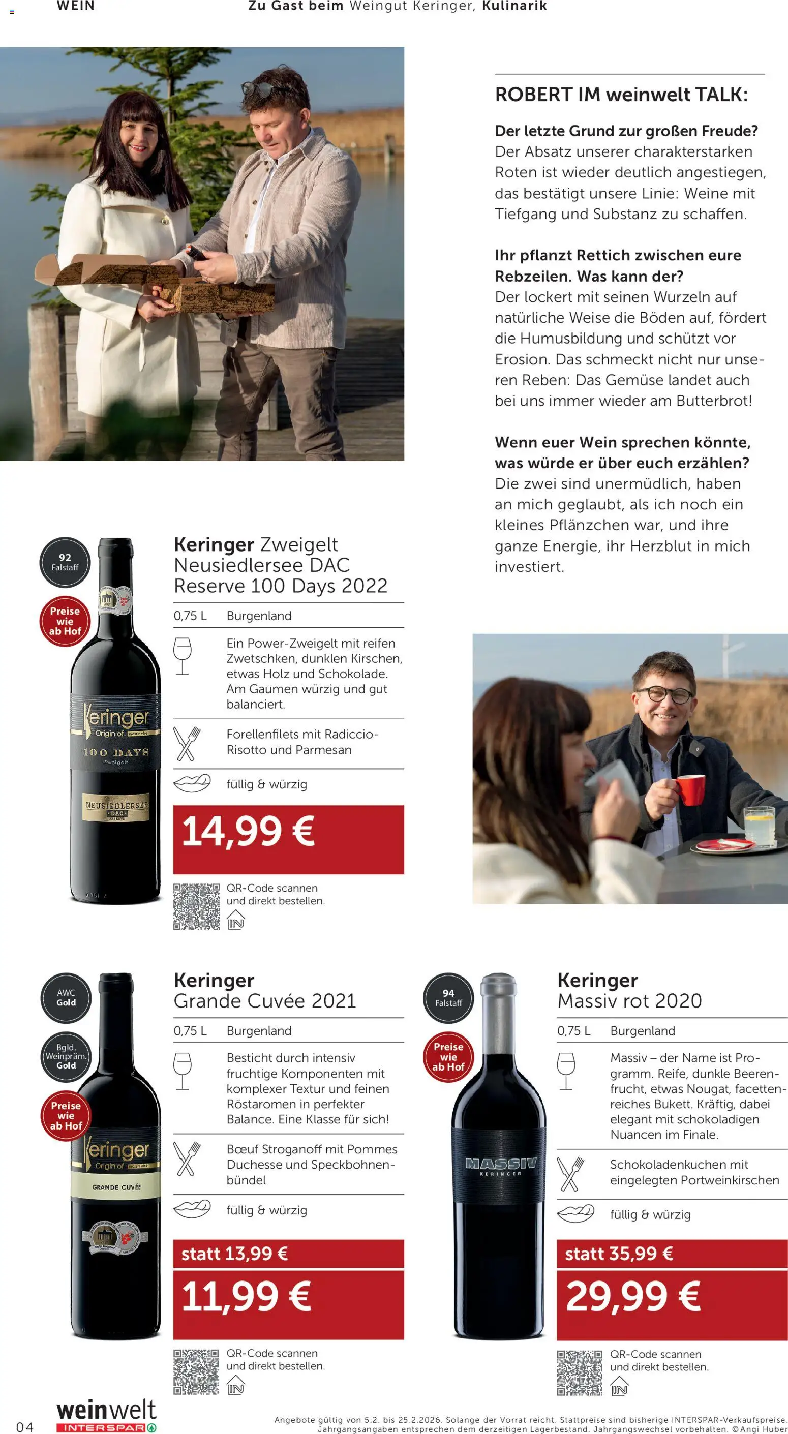 Interspar Wein Welt gültig ab 05.02.2026 | Seite: 4 | Produkte: Gemüse, Wein