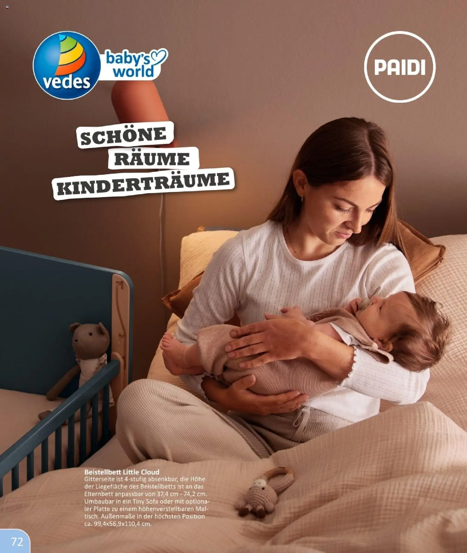 Vedes  Babykatalog  – gültig ab 01.01.2026 | Seite: 72 | Produkte: Sofa
