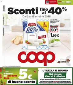 Anteprima del volantino COOP Legnano catalogo valido a partire dal 02.10.2025