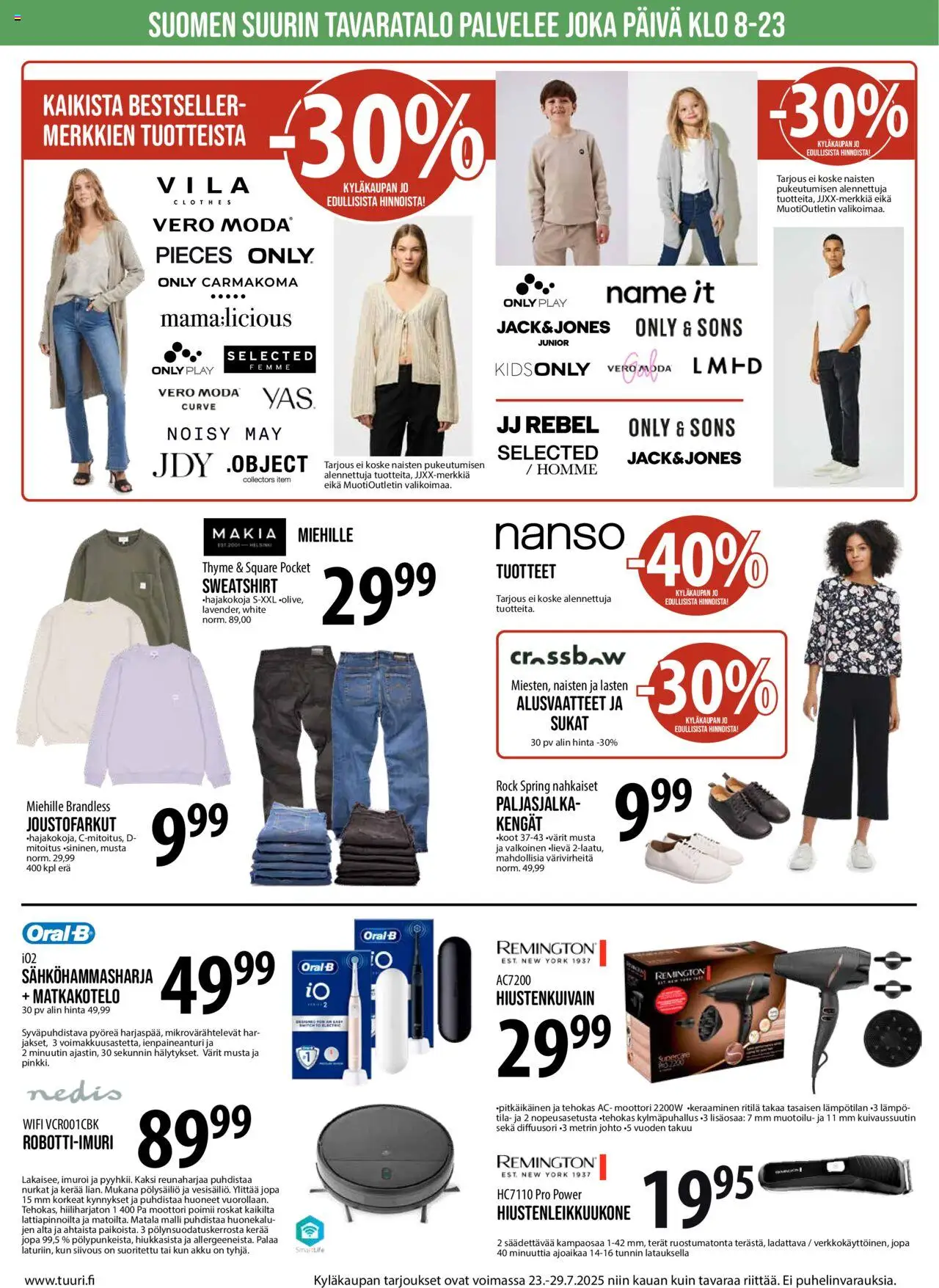  | Sivu: 5 | Tuotteet: Sähköhammasharja, Ritilä, Akku, Alusvaatteet