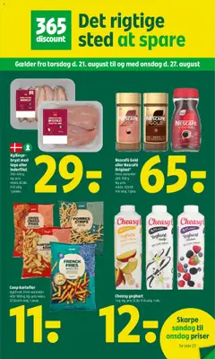 Eksempel på tilbudsavis Coop 365 - Tilbudsavis fra butik Coop 365 gyldig fra 21.08.2025