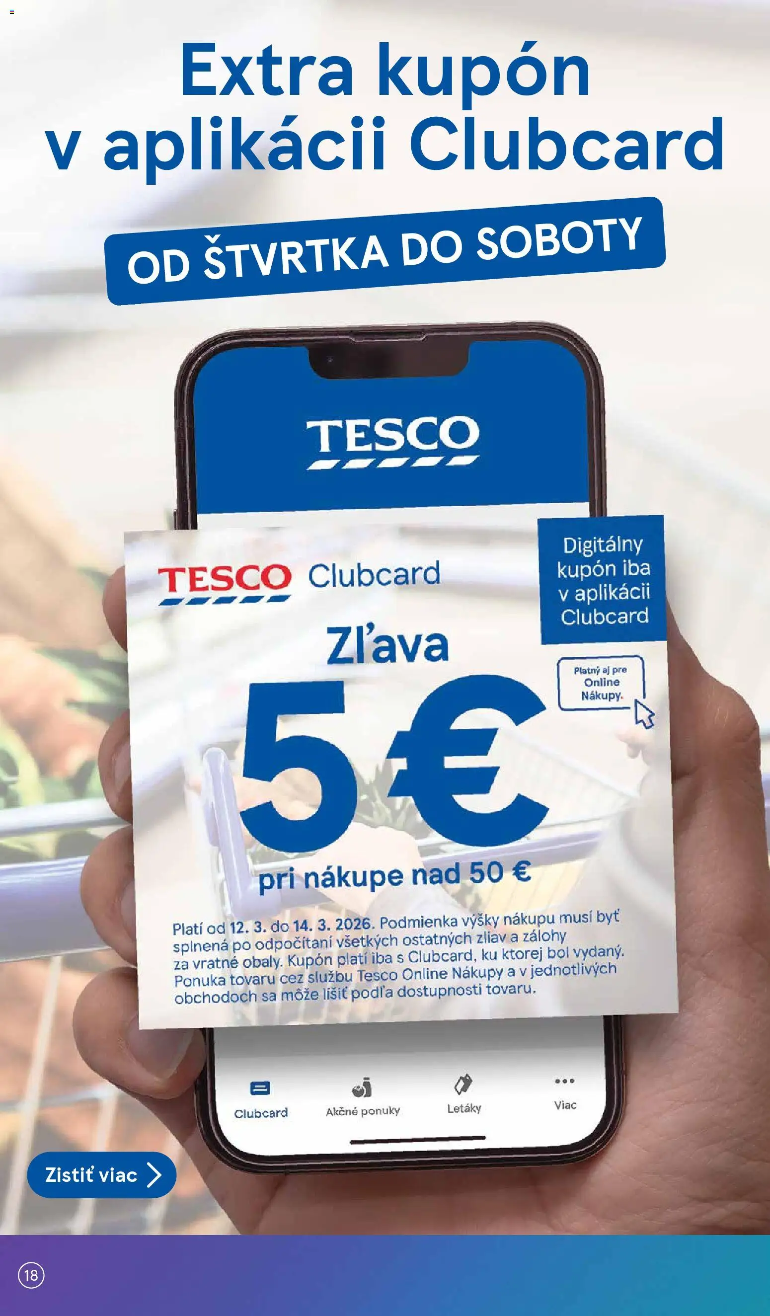 Nové Tesco akcie – leták je platný od 11.03.2026 | Strana: 18