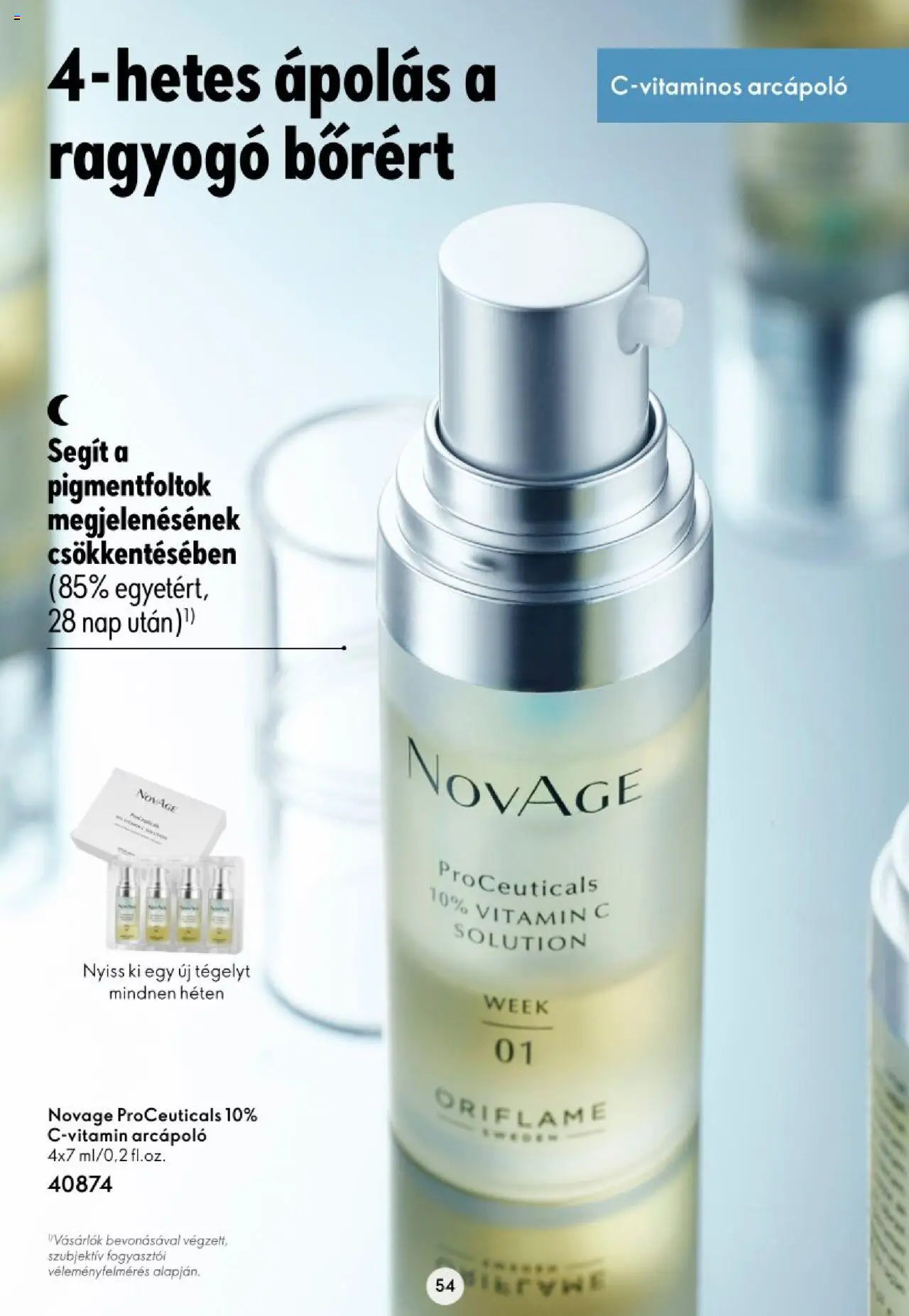 Oriflame akciós ujság - amely érvényes a következő dátumtól: 16.11.2023 | Oldal: 54 | Termékek: Vitamin c