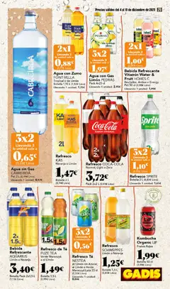 Vista previa Gadis - folleto válido desde el 04.12.2025 | Página: 29 | Productos: Agua con gas, Ροζ πιπέρι, Té, Πρίζες