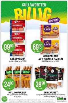 Forhåndsvisning av GRILLPØLSER AV KYLLING & KALKUN, 2 x 600 g, Prior gyldig fra 23.03.2026 | Side: 5
