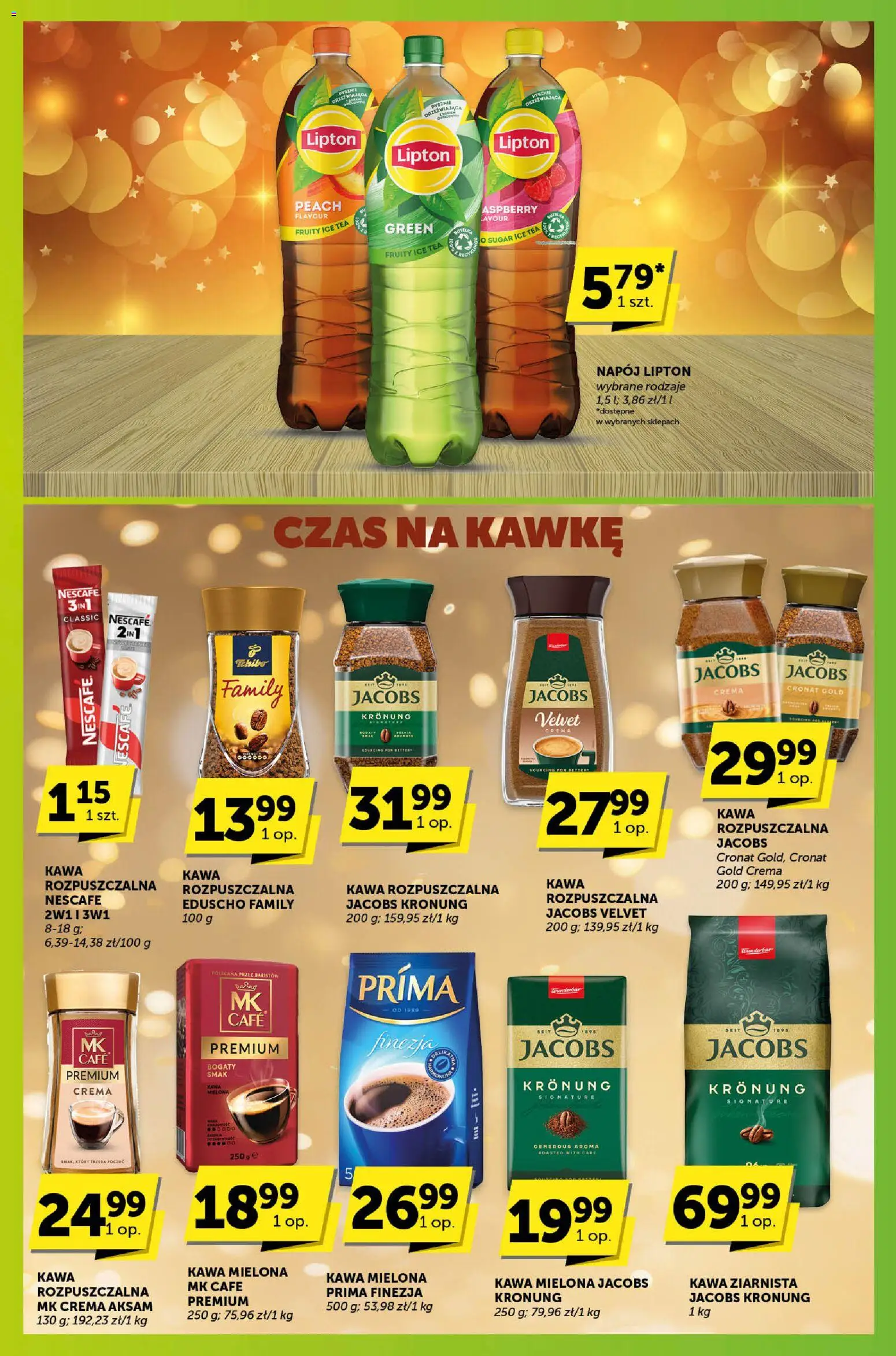 Euro Sklep Gazetka - Sprawdź, co więcej od 08.01.2026 | Strona: 6 | Produkty: Ice Tea, Kawa rozpuszczalna, Tchibo, Prima finezja kawa mielona