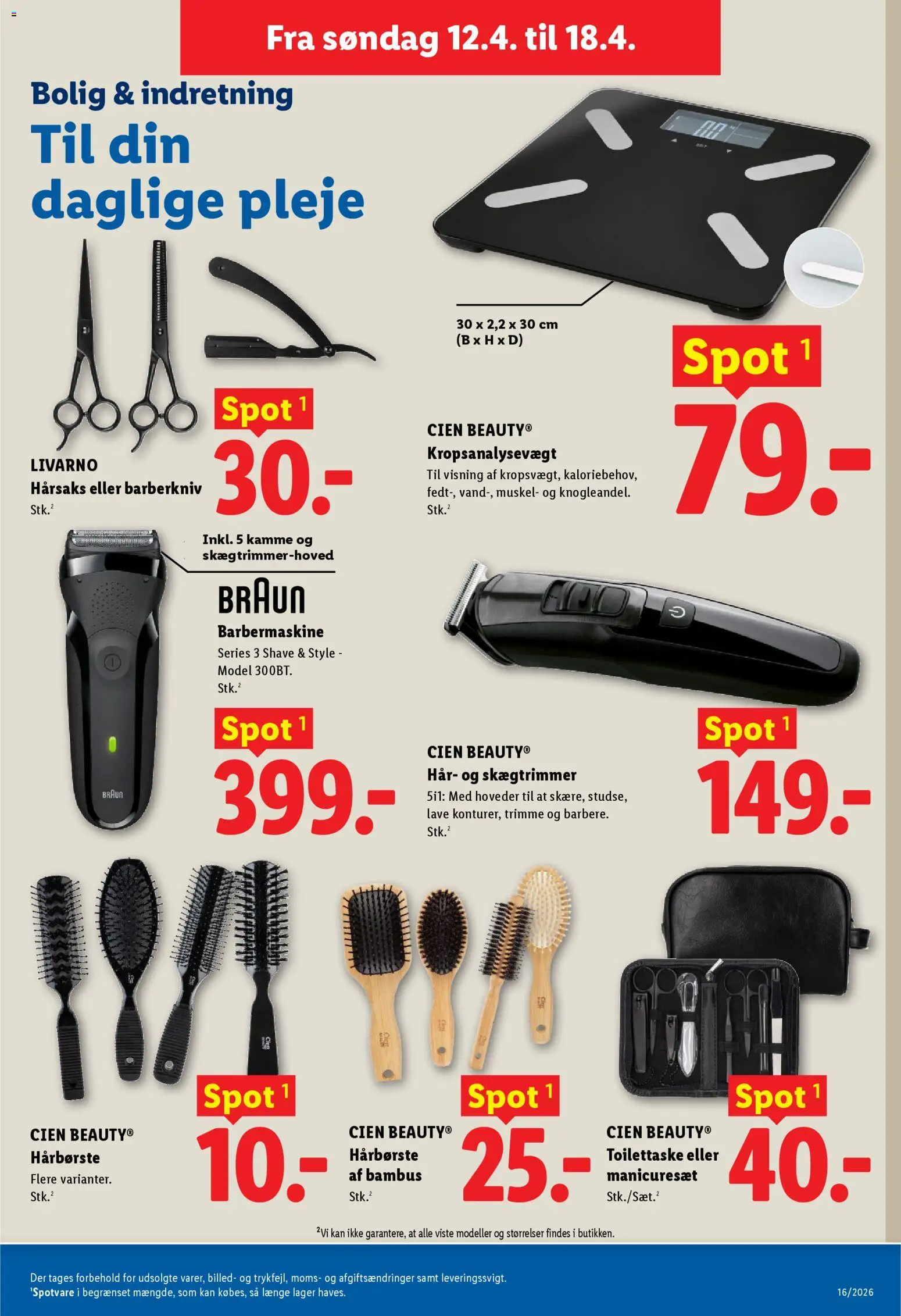Lidl tilbudsavis – gyldig fra 12.04.2026 | Side: 18 | Produkter: Barbermaskine, Søm