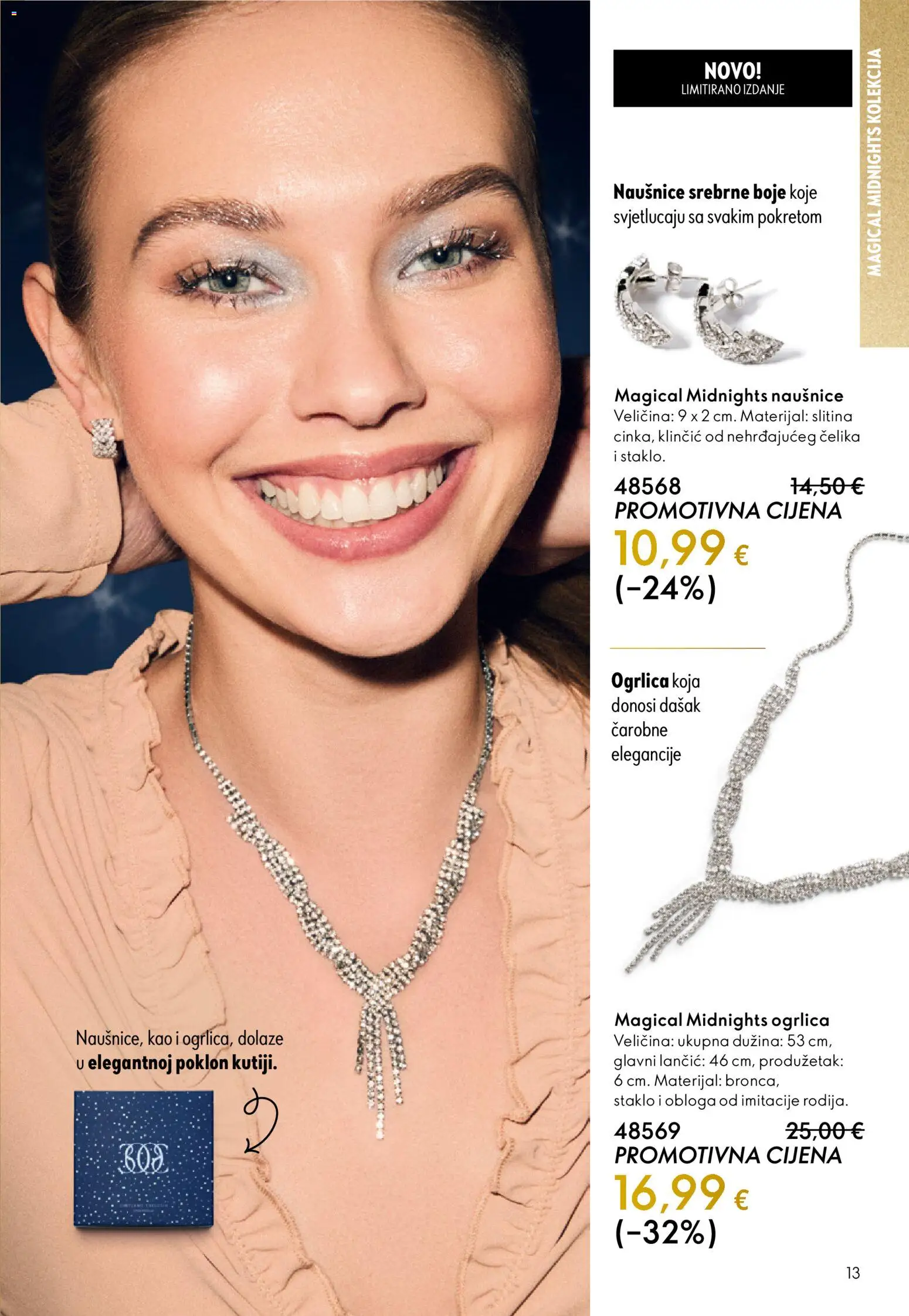 Oriflame katalog | vrijedi od 19.11.2025 | Stranica: 13 | Proizvodi: Ogrlica, Naušnice