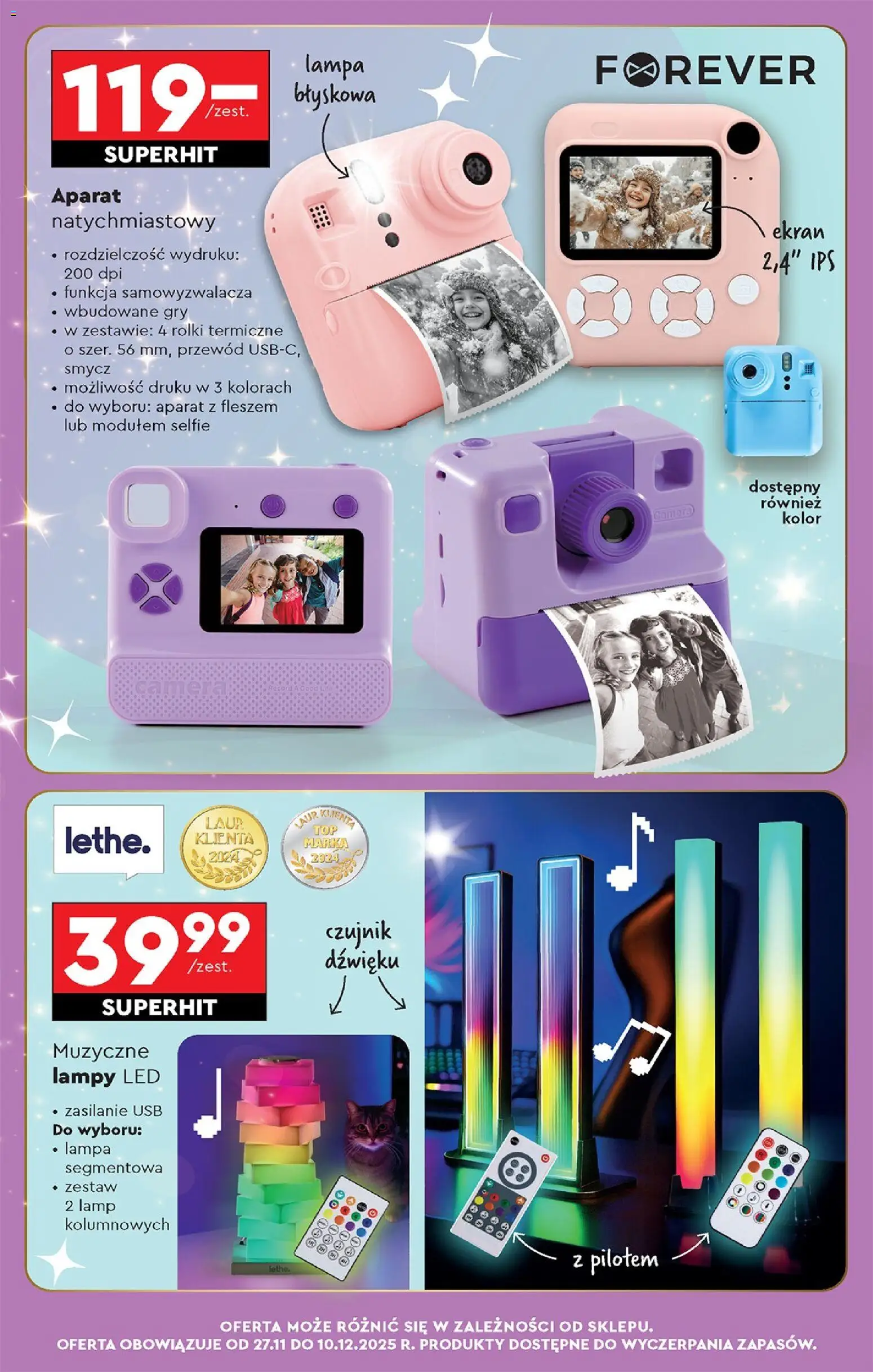 Biedronka Black Friday od 27.11.2025 | Strona: 85 | Produkty: USB, Rolki, Lampa, Gry