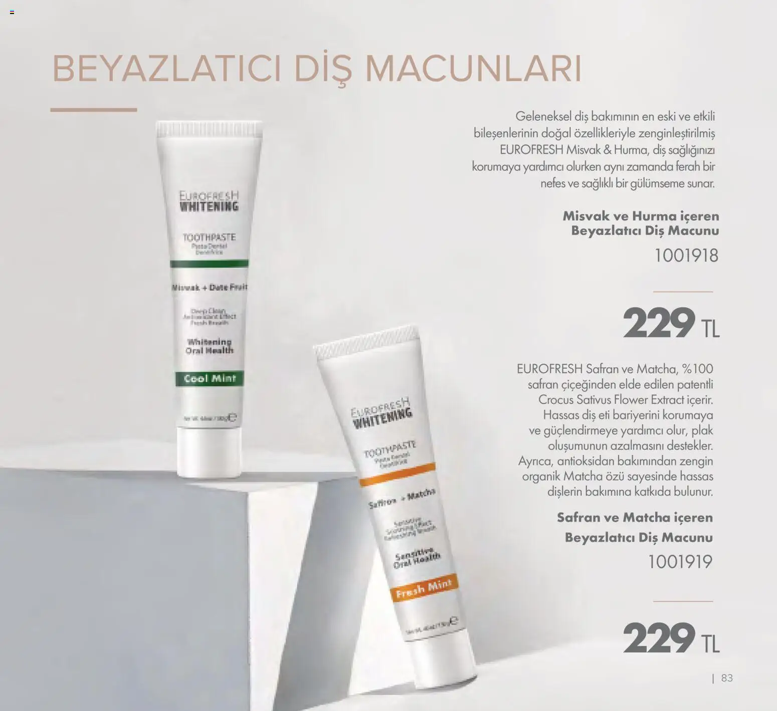 Farmasi Katalog - 01.11.2025 tarihinden itibaren geçerlidir | Sayfa: 83