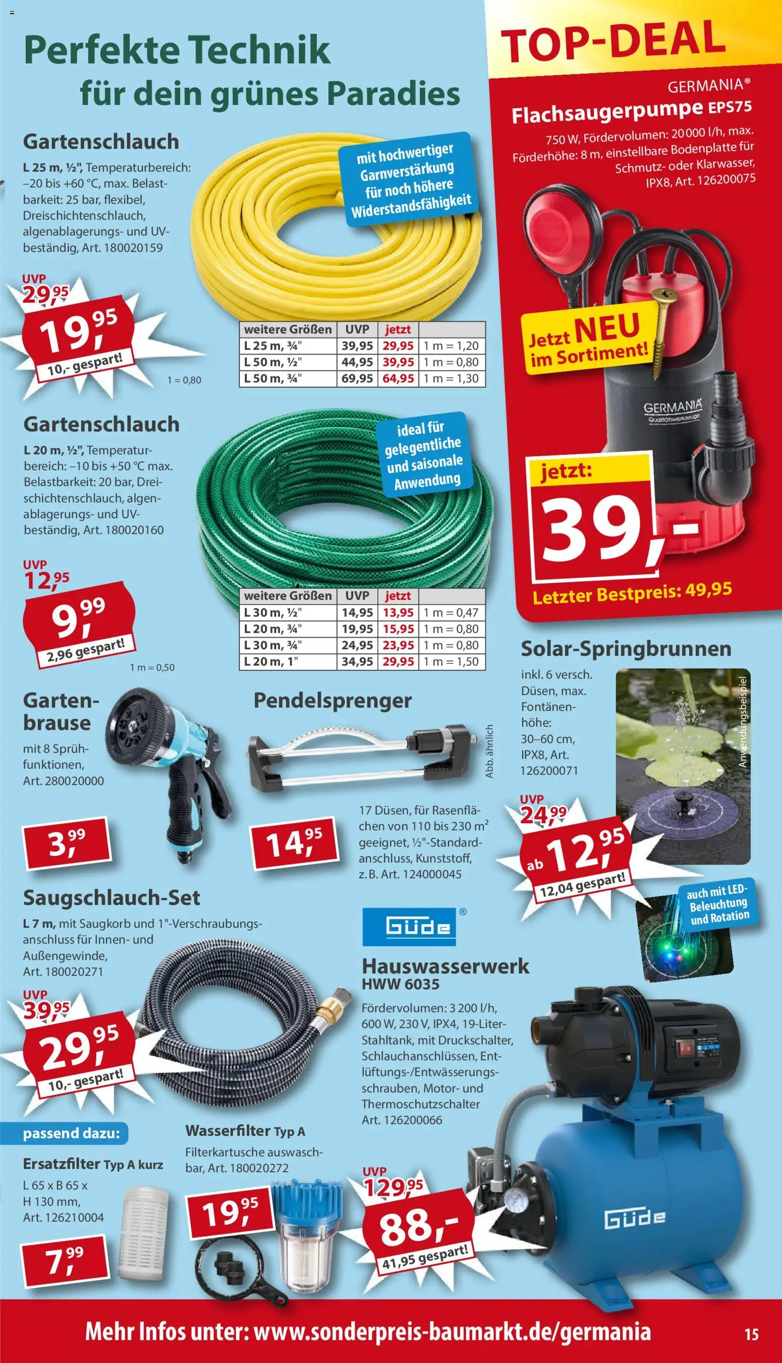 Sonderpreis Baumarkt Prospekt 	 – gültig ab 28.02.2026 | Seite: 15