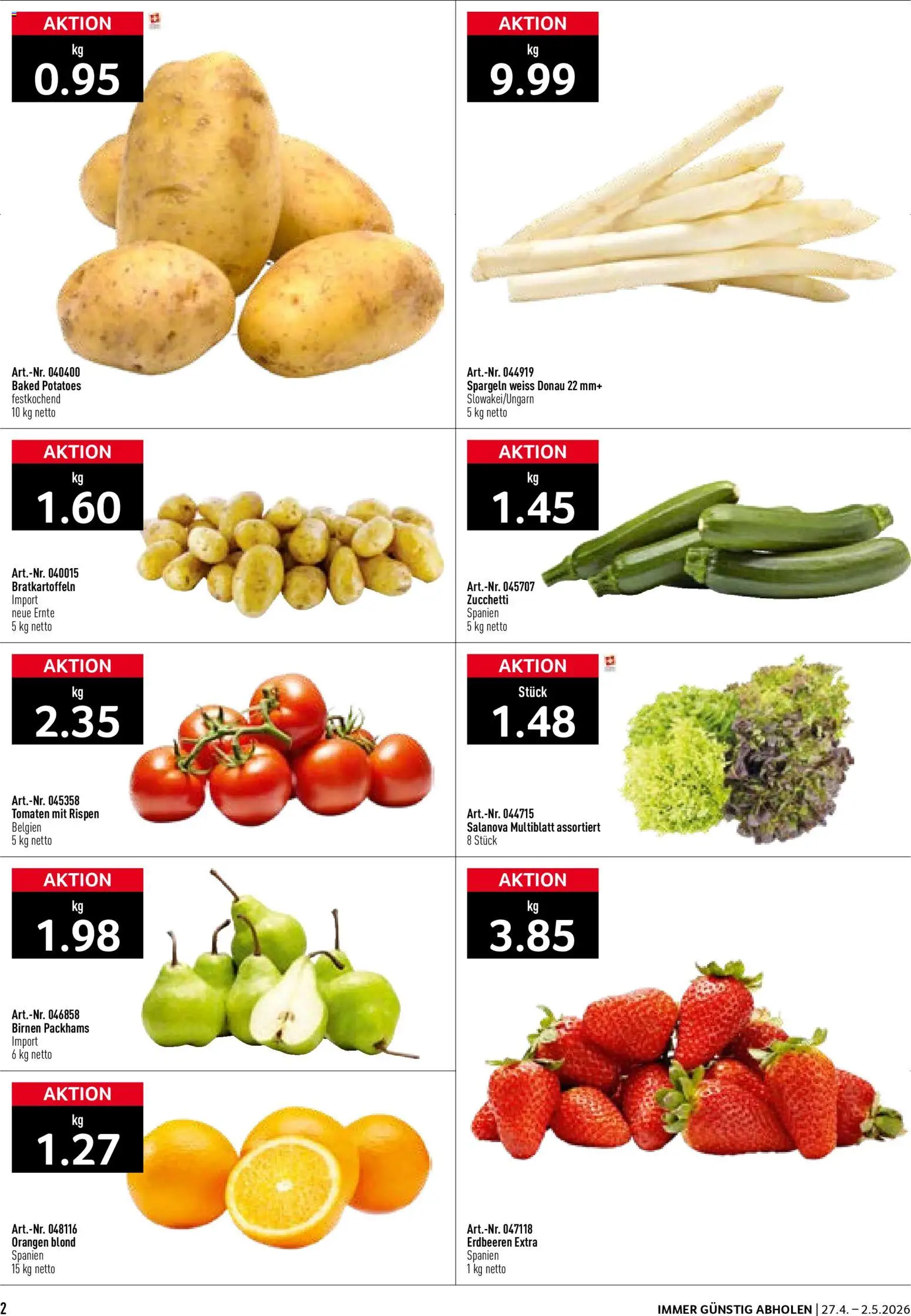 🛍️ Prodega aktionen ab 27.04.2026 » Entdecken Sie exklusive Rabatte und sparen Sie noch heute! 💰 | Schweiz