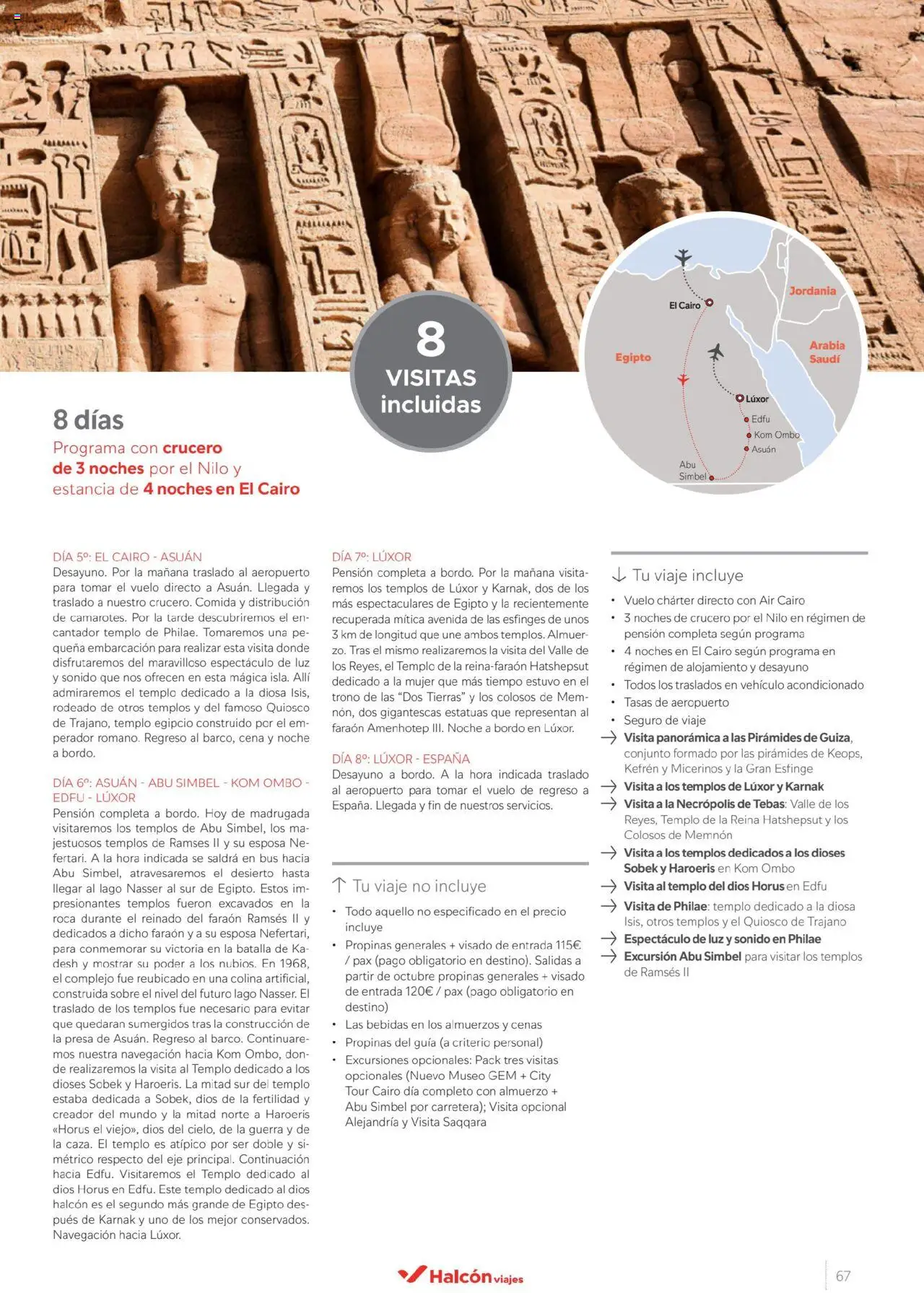 Halcón Viajes Egipto │ válido desde el 01.07.2025 | Página: 67 | Productos: Navegación