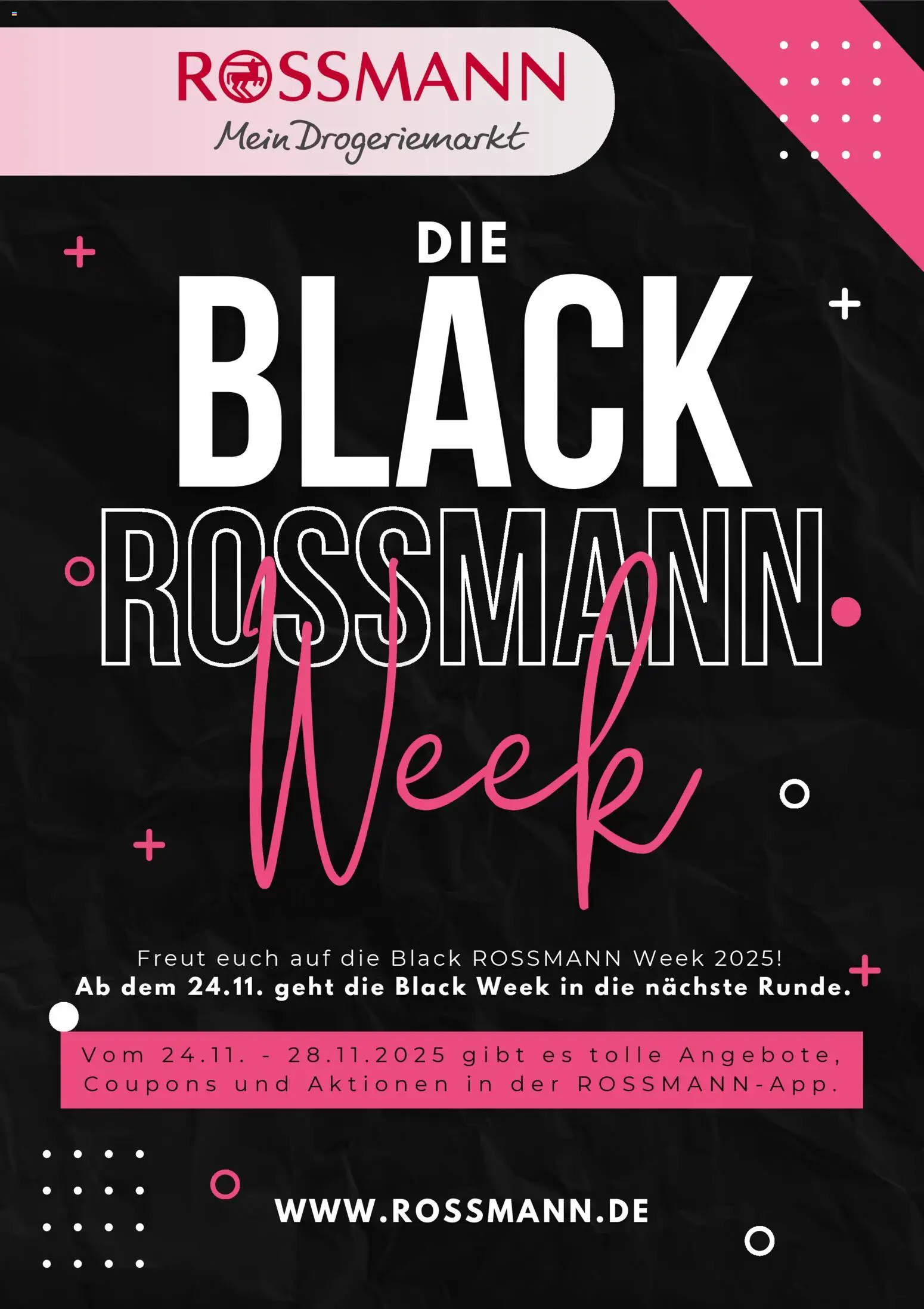 Rossmann - Black Friday - Ankündigung – gültig ab 30.10.2025 | Seite: 1