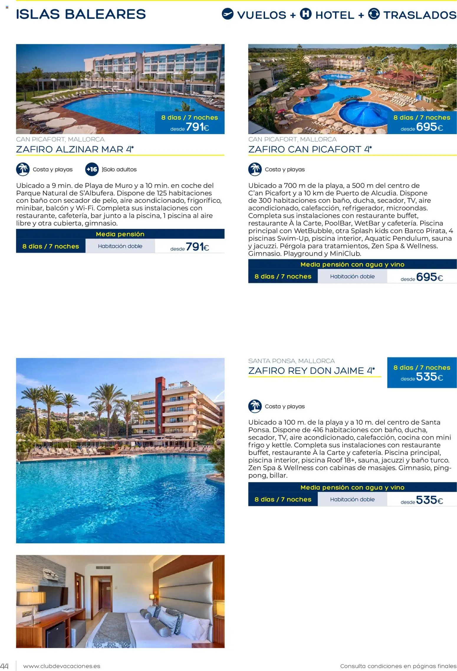 Viajes El Corte Inglés Club de Vacaciones │ válido desde el 01.02.2026 | Página: 44 | Productos: Vino, Cocina, Baño