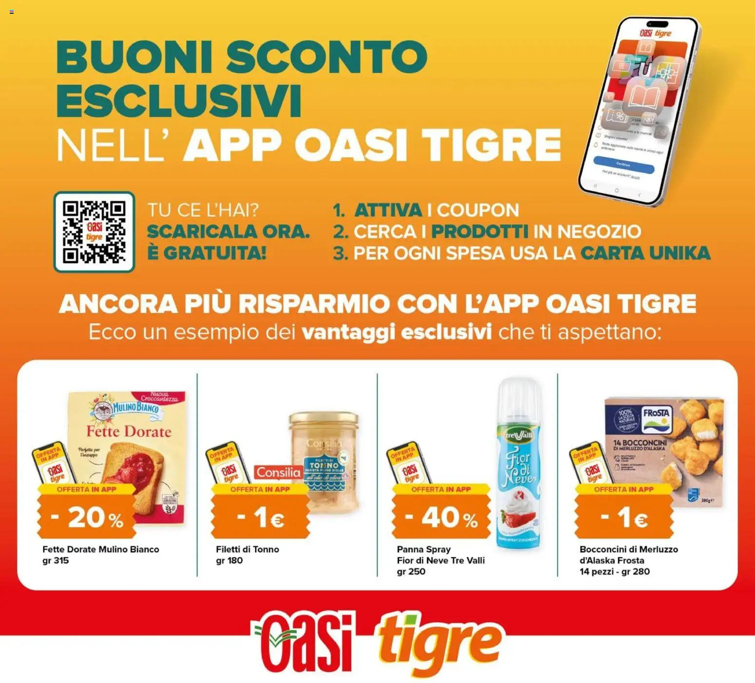 Volantino Oasi del 06.11.2025 | Pagina: 31 | Prodotti: Merluzzo, Panna, Tonno