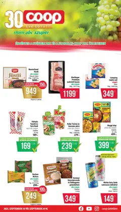 COOP - Mini & Abc & Szuper / Nyírzem - amely érvényes a következő dátumtól: 18.09.2025