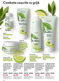 Ofertele Oriflame valabile de la 22.10.2025 | Pagină: 94 | Produse: Scrub, Toner, Ceai, Lămâie