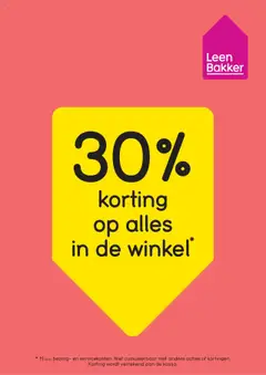 Leen Bakker folder / publicité - Voorbeeld van een folder van Leen Bakker, geldig van 20.10.2025