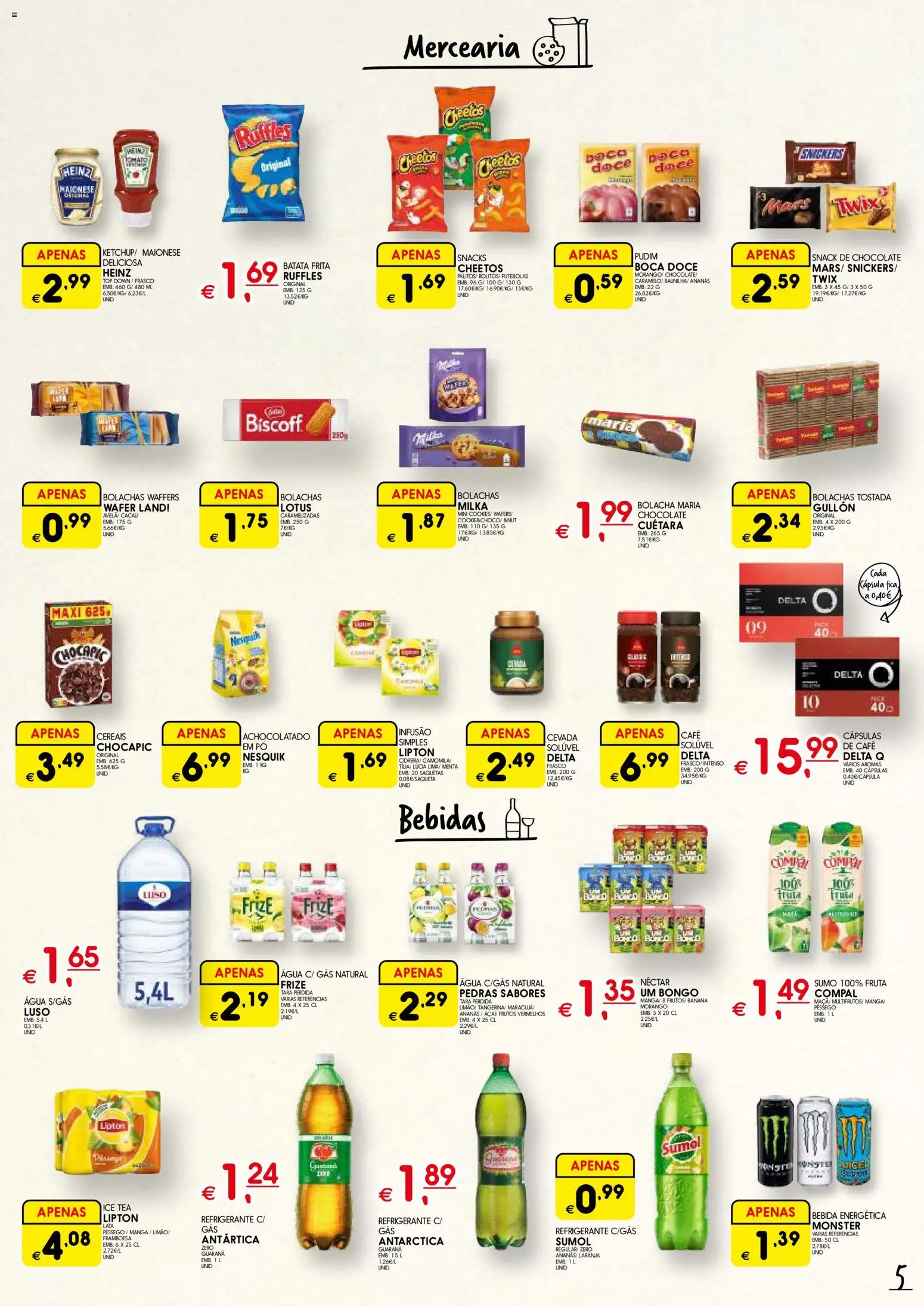 Meu Super folheto │ válido de 01.04.2026 | Página: 5 | Produtos: Batata, Pó, Pudim, Cereais