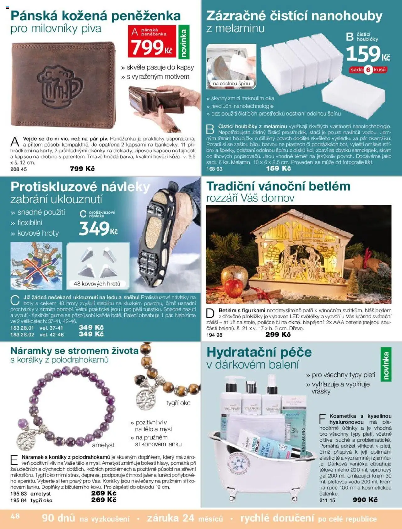 Decodoma katalog Vánoce 2025 od 09.10.2025 | Strana: 48 | Produkty: Korálky, Peněženka, Baterie, LED