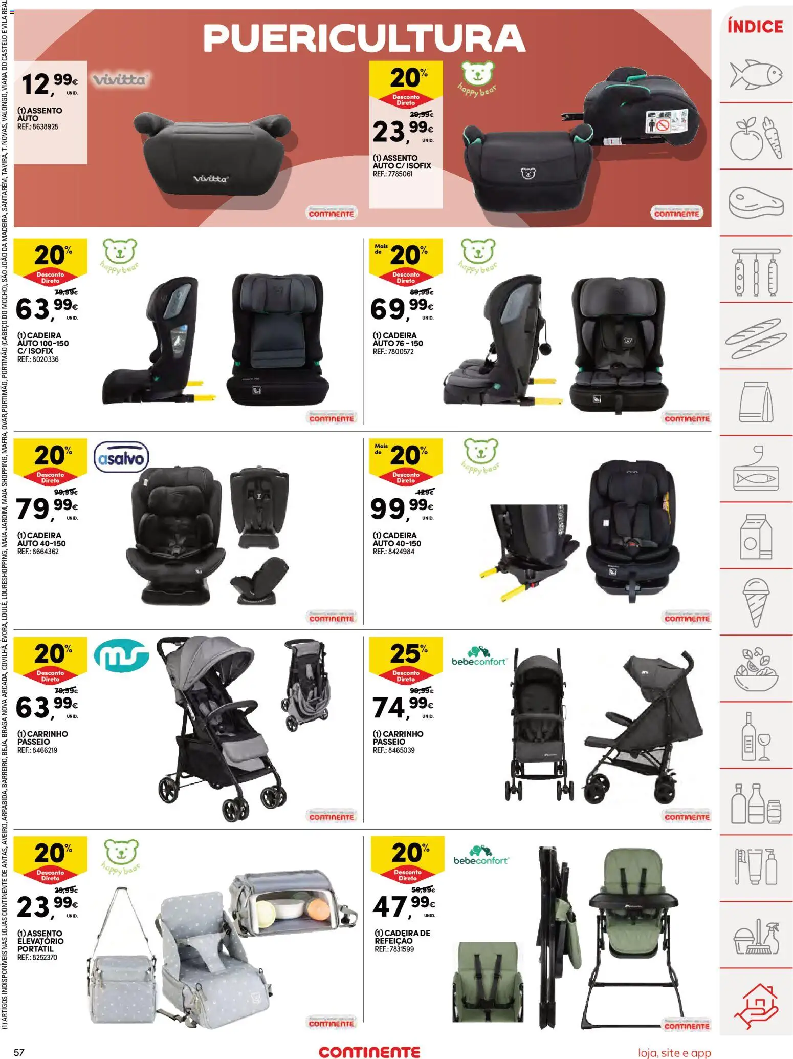 Continente Semanal Continente Bom Dia │ válido de 24.03.2026 | Página: 57 | Produtos: Cadeira