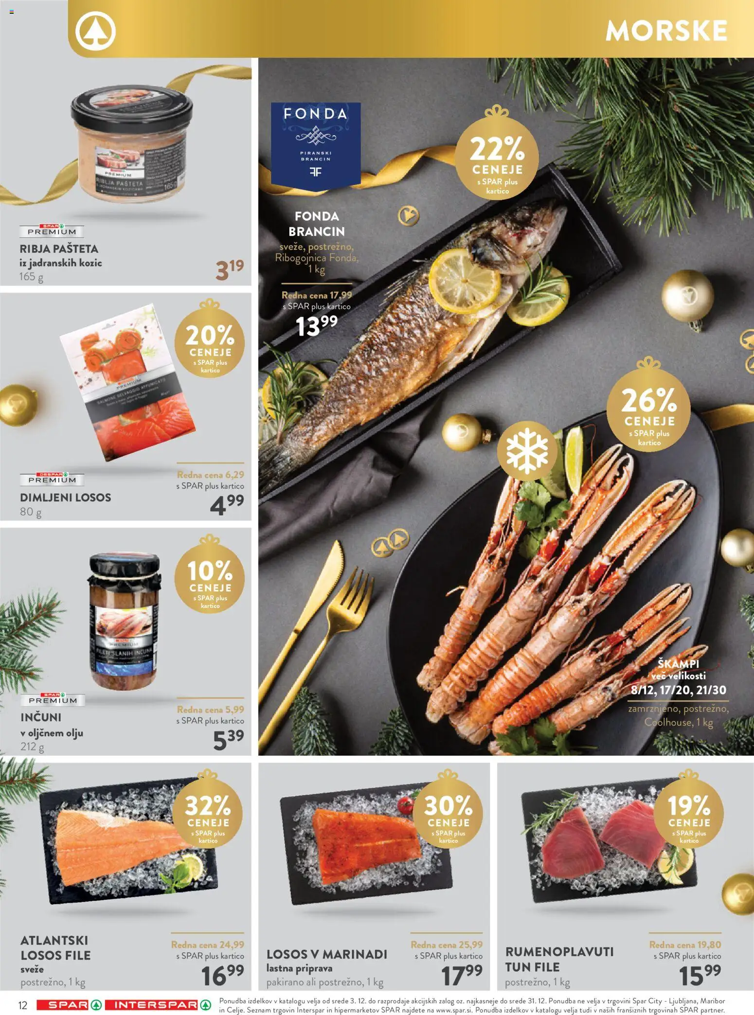 Novi Spar katalog ponudbe – veljaven od 03.12.2025 | Stran: 12