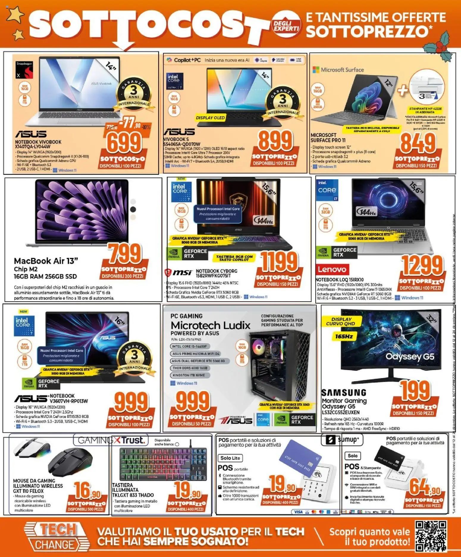 Volantino Expert del 12.12.2025 | Pagina: 13 | Prodotti: Notebook, Macbook air, Tastiera, Macbook