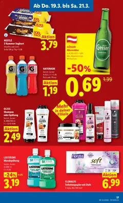 Lidl Flugblatt - Dornbirn, Feldkirch, Graz ab 19.03.2026 gültig | Seite: 19