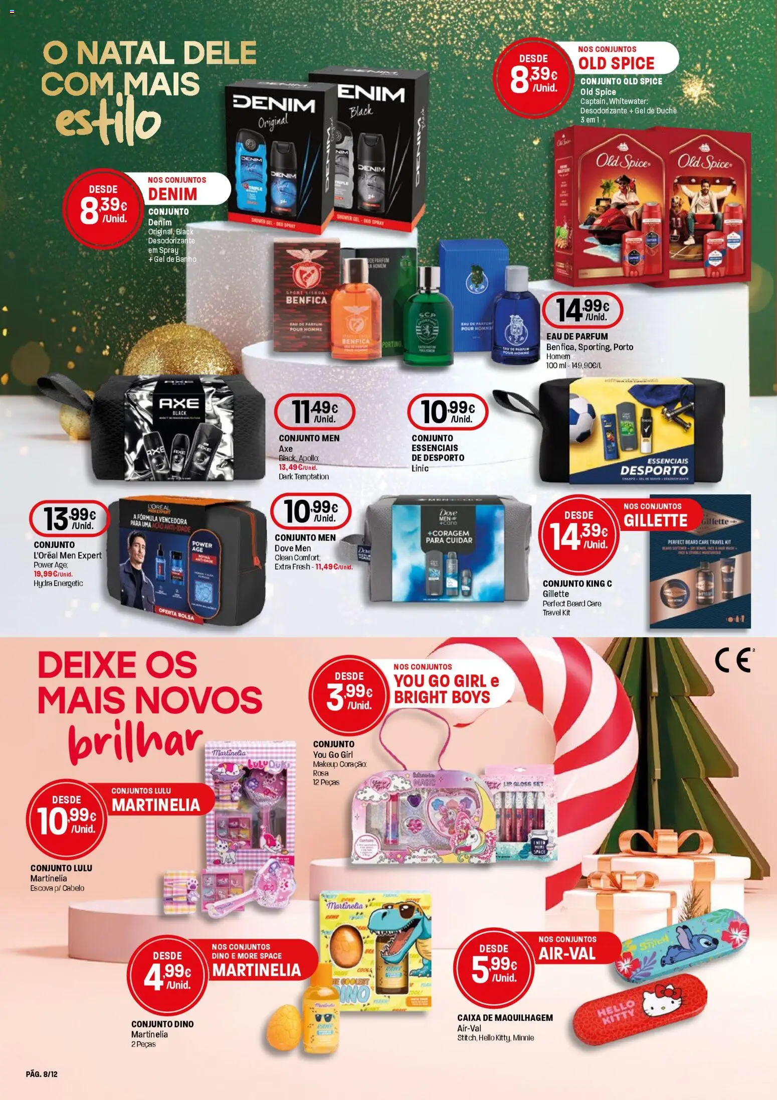 Intermarché -  Presentes de Natal Contact │ válido de 13.11.2025 | Página: 8 | Produtos: Bolsa, Desodorizante, Caixa, Banho