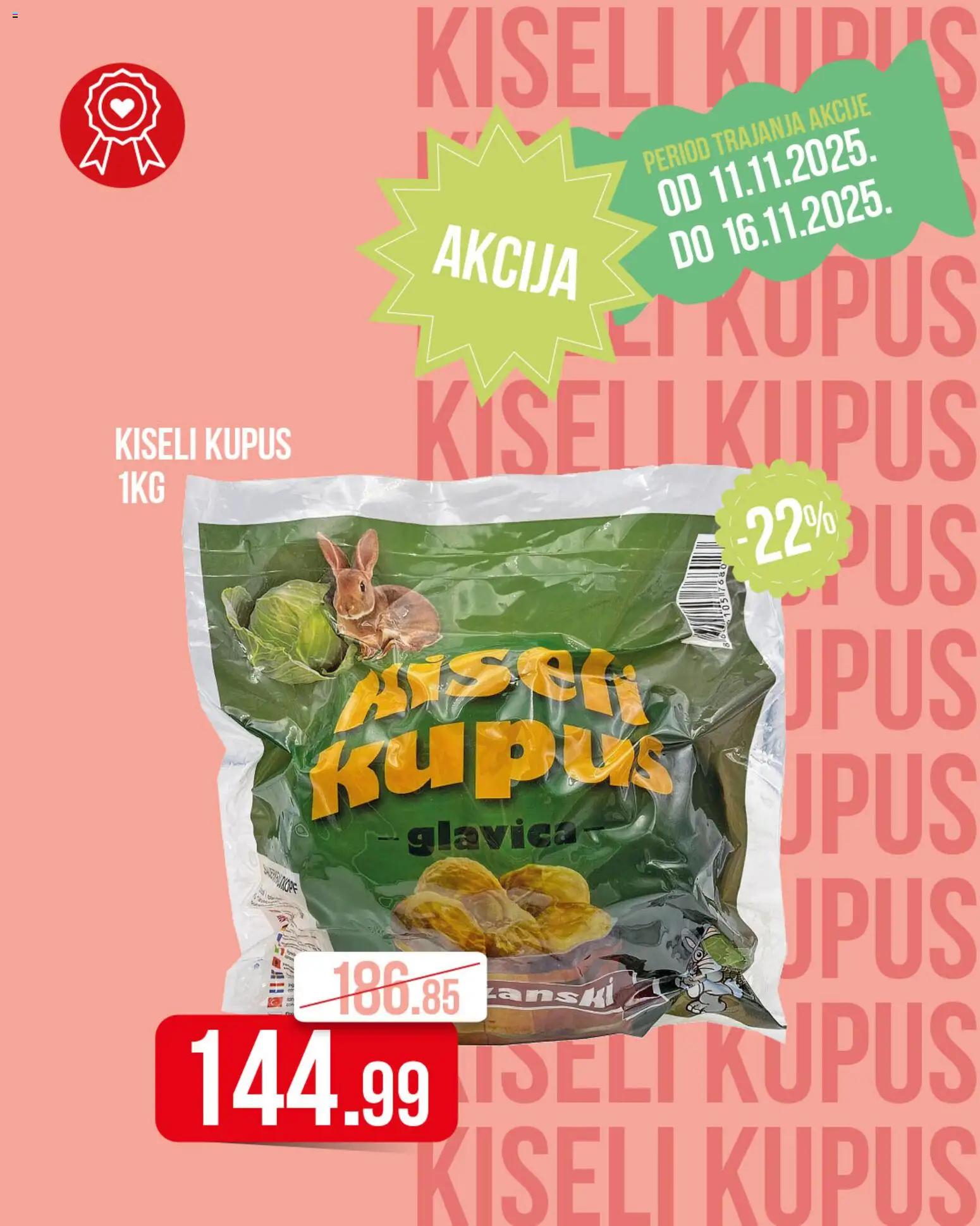 Metalac Proleter katalog - važi od 11.11.2025 | Strana: 2 | Proizvode: Kiseli kupus, Kupus