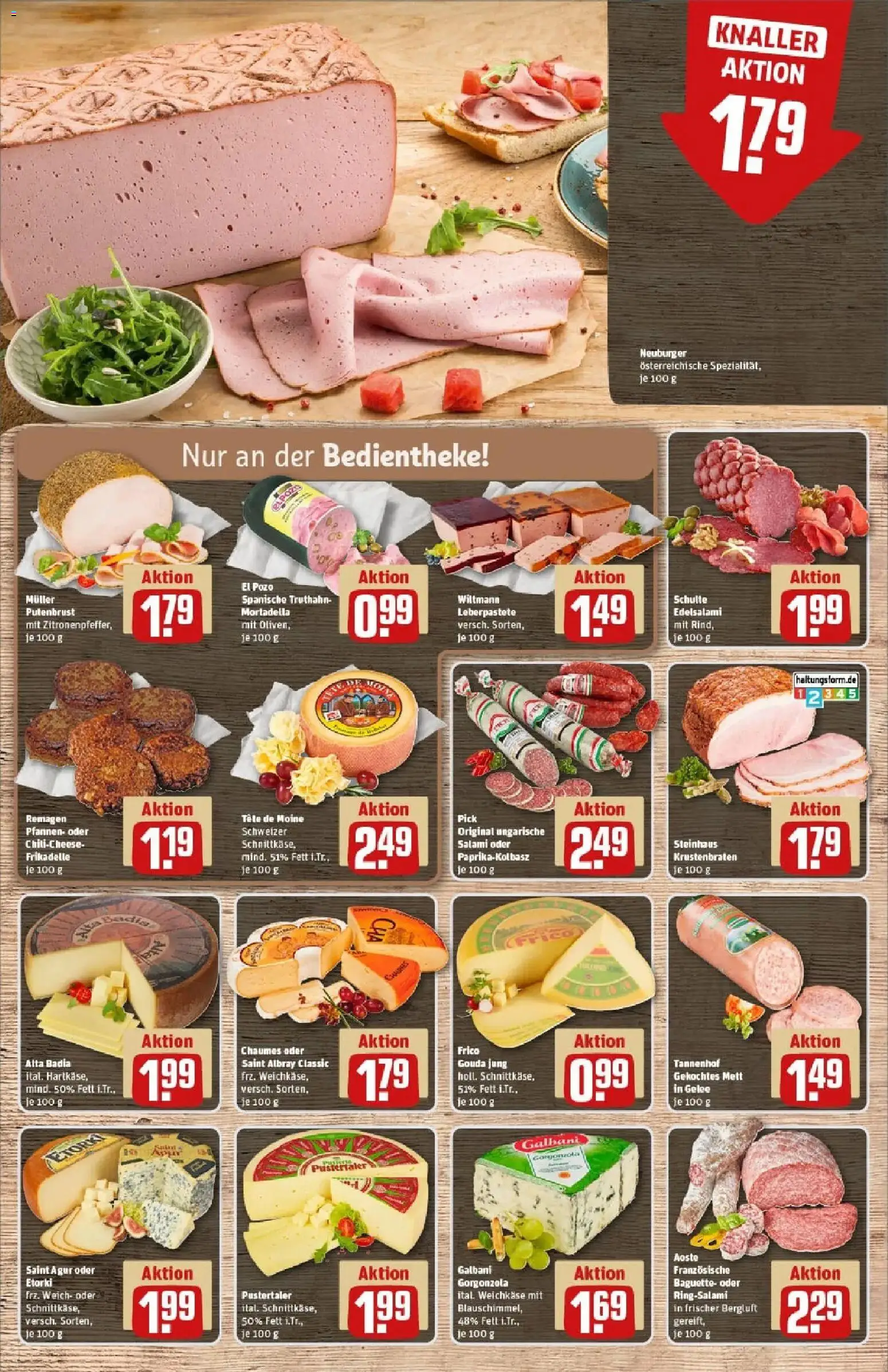 Rewe prospekt Medebach	 – gültig ab 22.12.2025 | Seite: 9 | Produkte: Gouda, Baguette, Krustenbraten, Salami