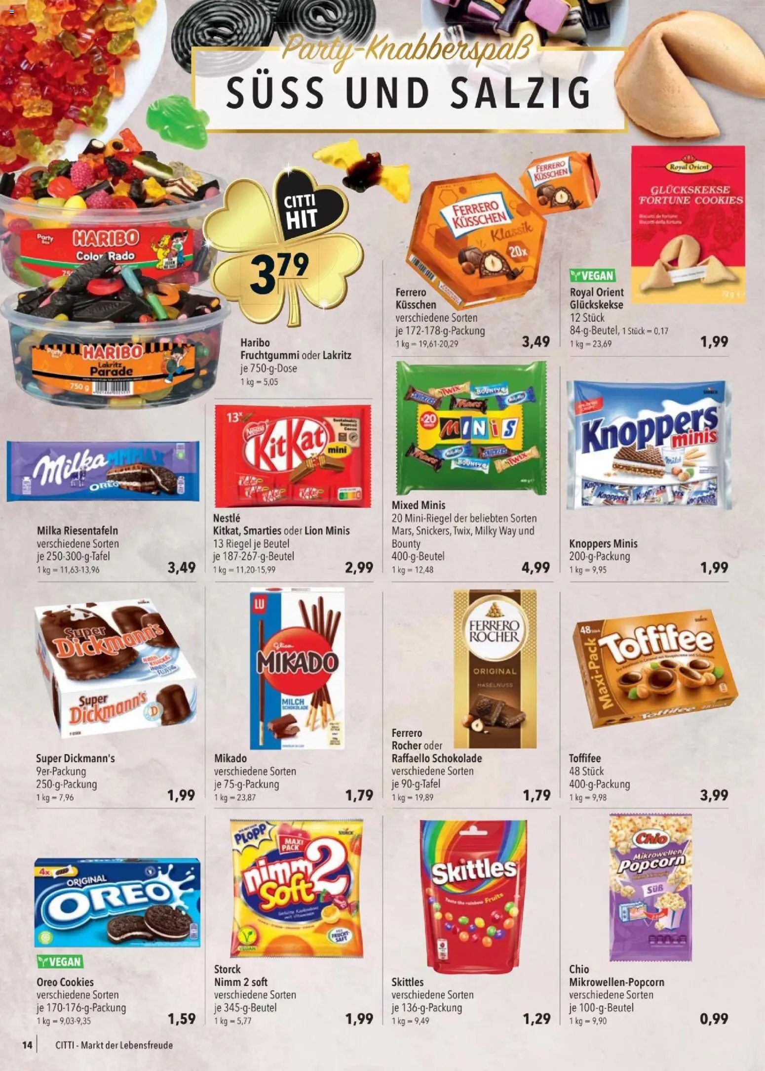 CITTI tilbudsavis – gyldig fra 27.12.2025 | Side: 14 | Produkter: Cookies, Popcorn, Oreo