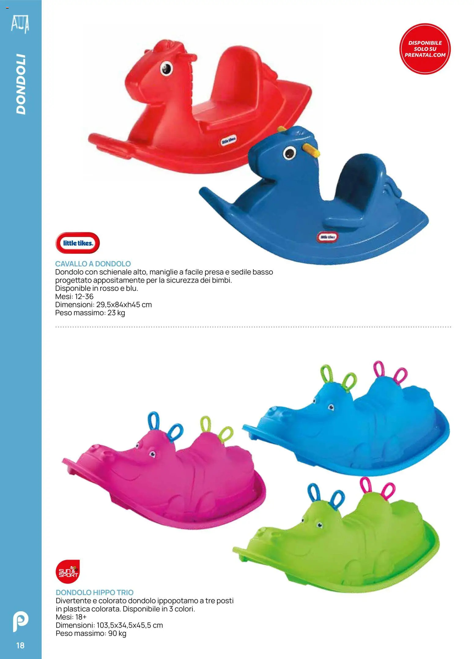 Volantino Prenatal del 28.04.2026 | Pagina: 18 | Prodotti: Dondolo, Presa