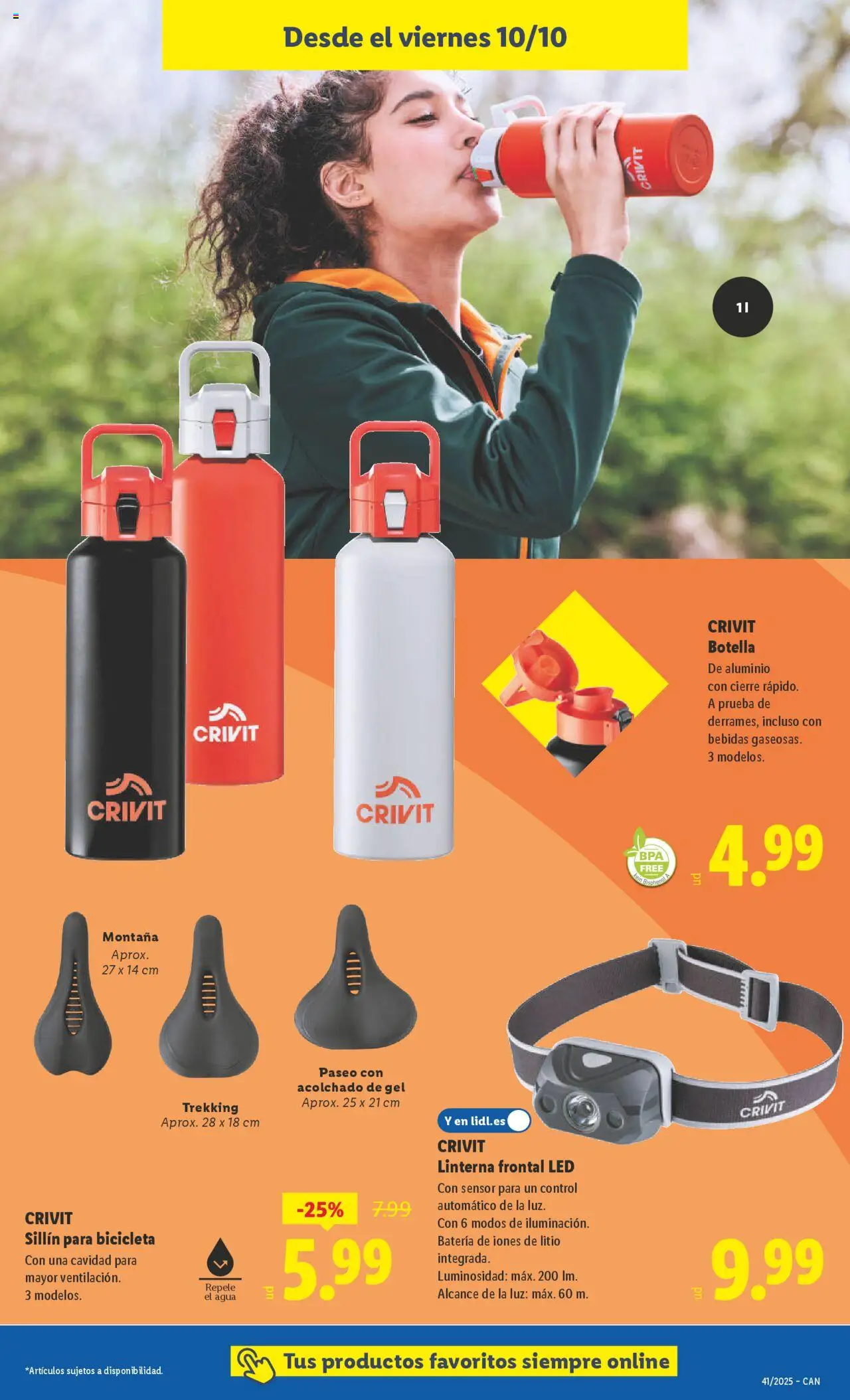 Lidl - Canarias │ válido desde el 06.10.2025 | Página: 19 | Productos: Bicicleta, Batería