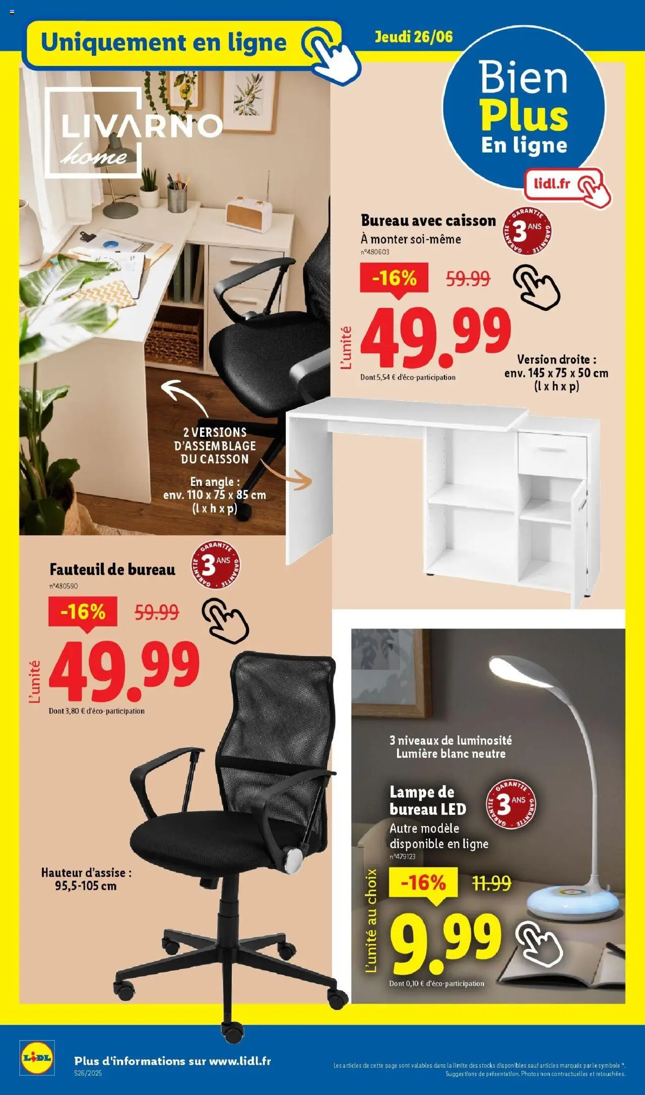  | Page: 60 | Produits: Bureau, Fauteuil, Lampe, Lampe de bureau