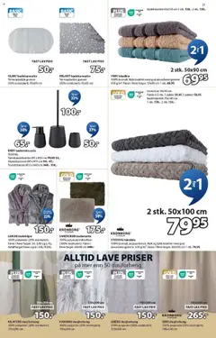 Forhåndsvisning av JYSK kundeavis gyldig fra 06.10.2025 | Side: 21 | Produkter: Badekåpe, Суміш дитяча, Badematte, Dusjforheng