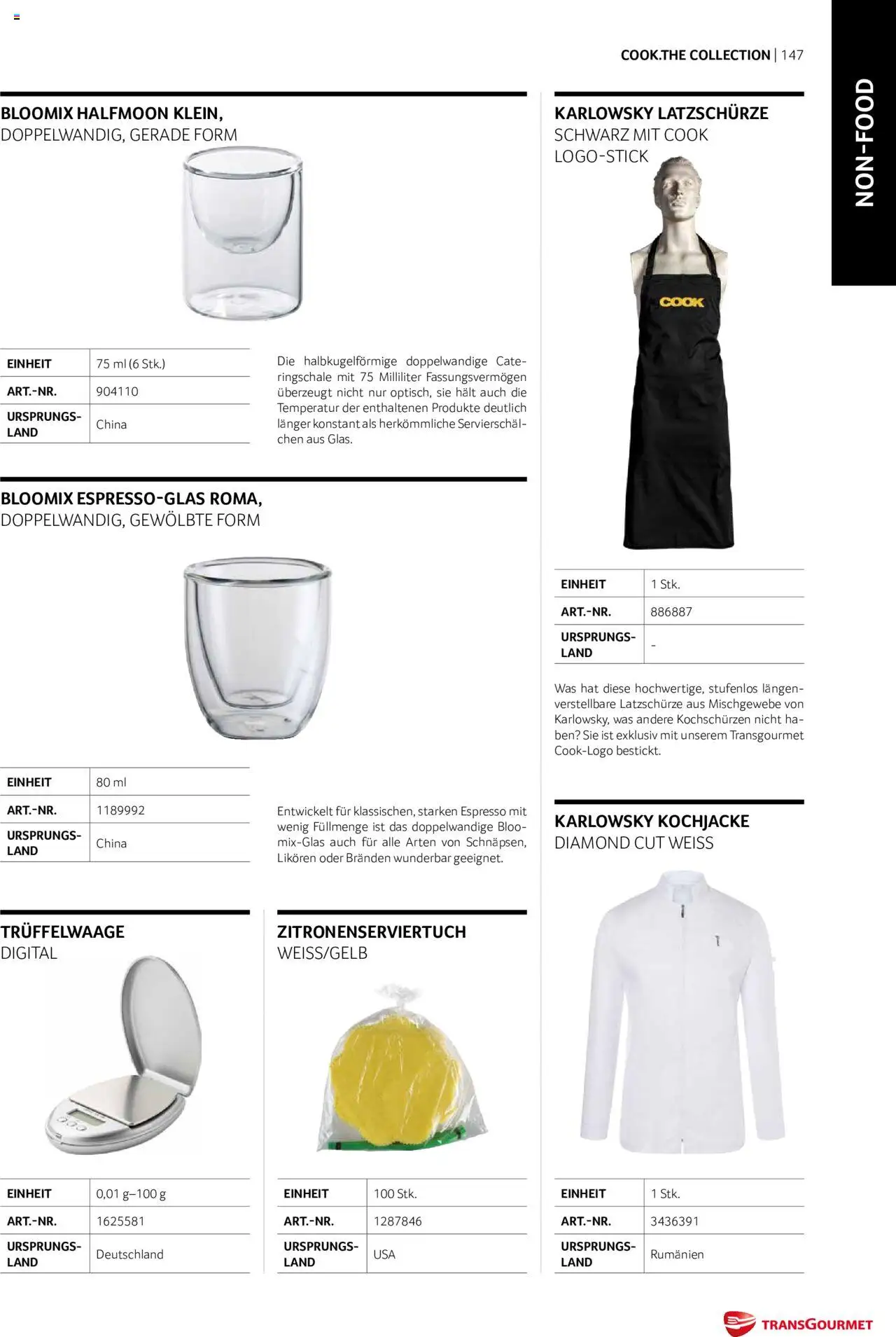 Transgourmet Cook Look-Book gültig ab 01.09.2023 | Seite: 147