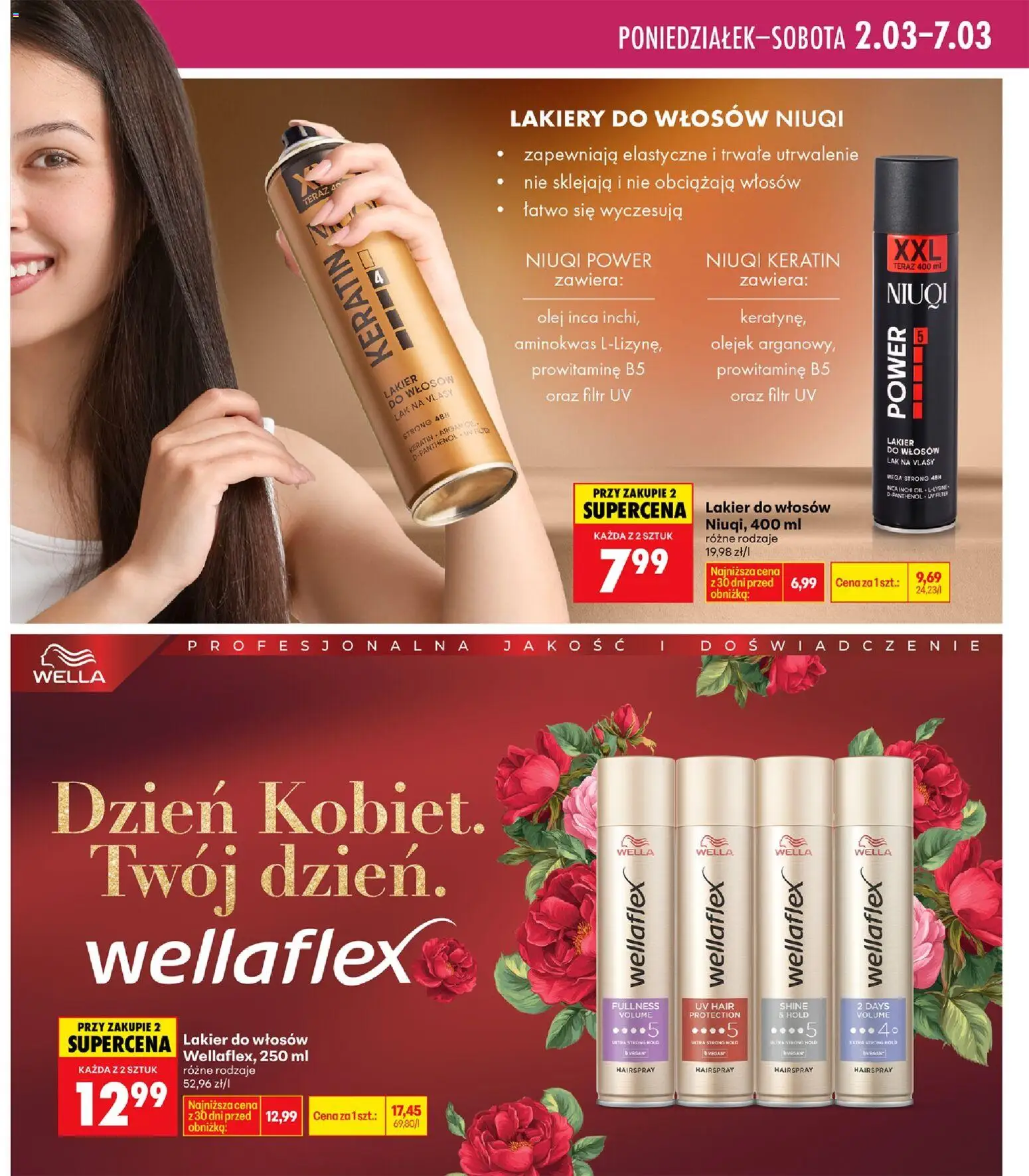 Biedronka Polsko leták - Twoje piękne strony od 26.02.2026 | Strana: 13 | Produkty: Olej, Lak na vlasy
