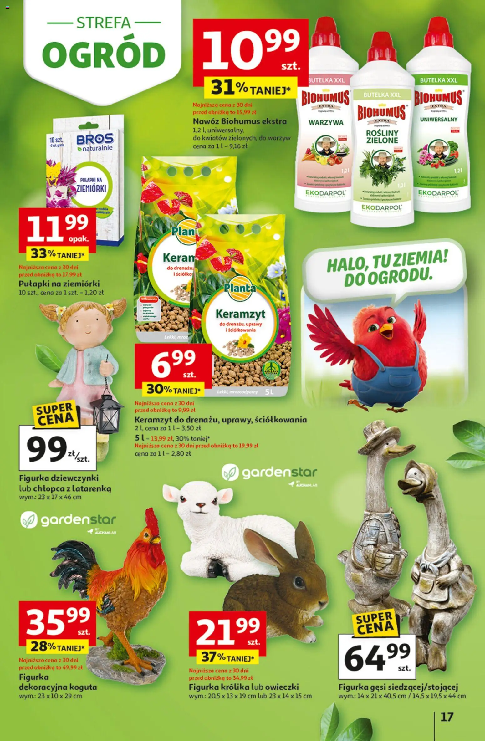 Auchan gazetka - 30 Lat Hipermarket od 12.03.2026 | Strona: 17 | Produkty: Ziemia, Rosliny, Warzywa
