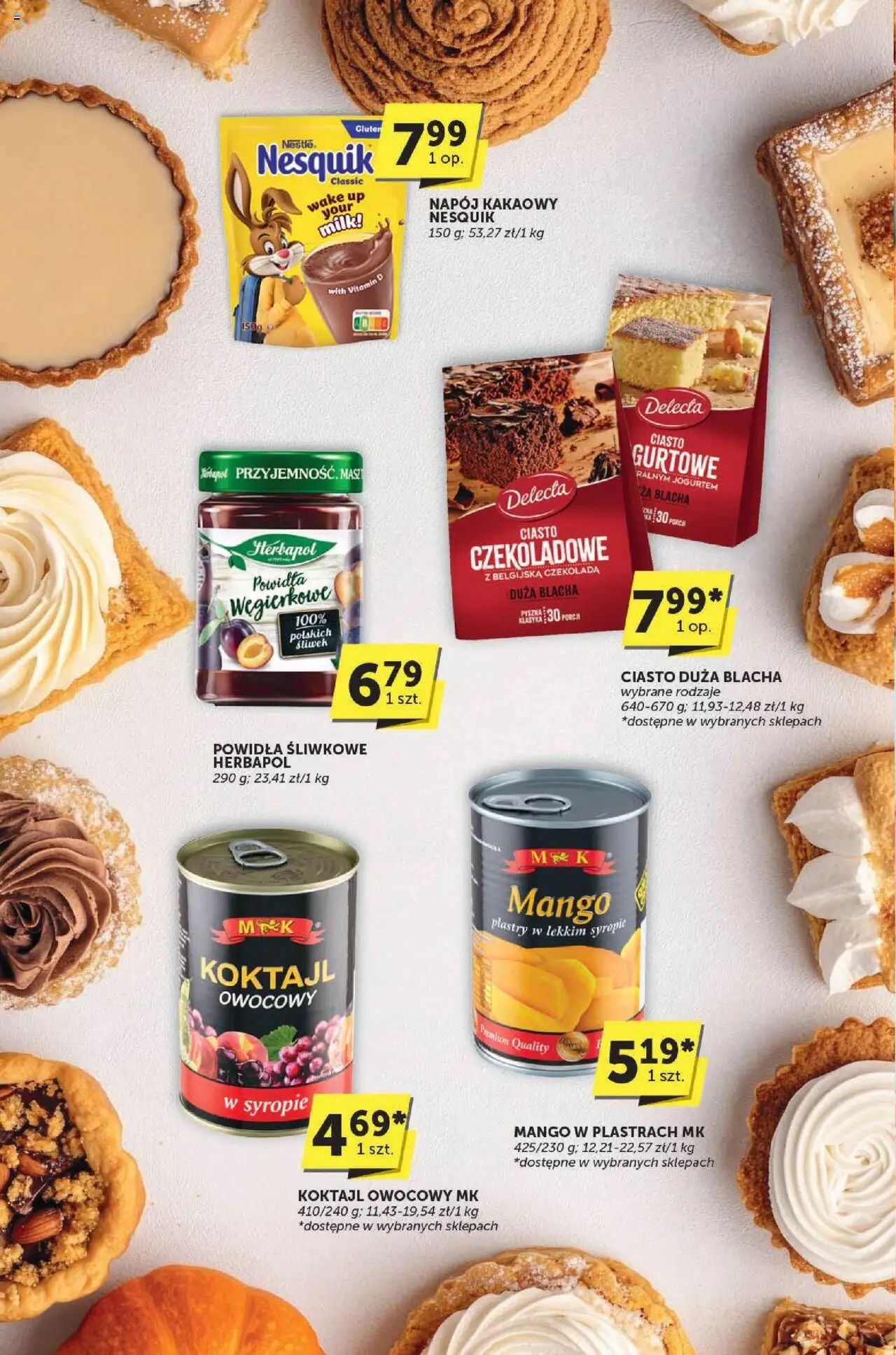 Groszek Gazetka - Katalog od 21.08.2025 | Strona: 17 | Produkty: Mango, Powidła śliwkowe, Ciasto czekoladowe, Powidła