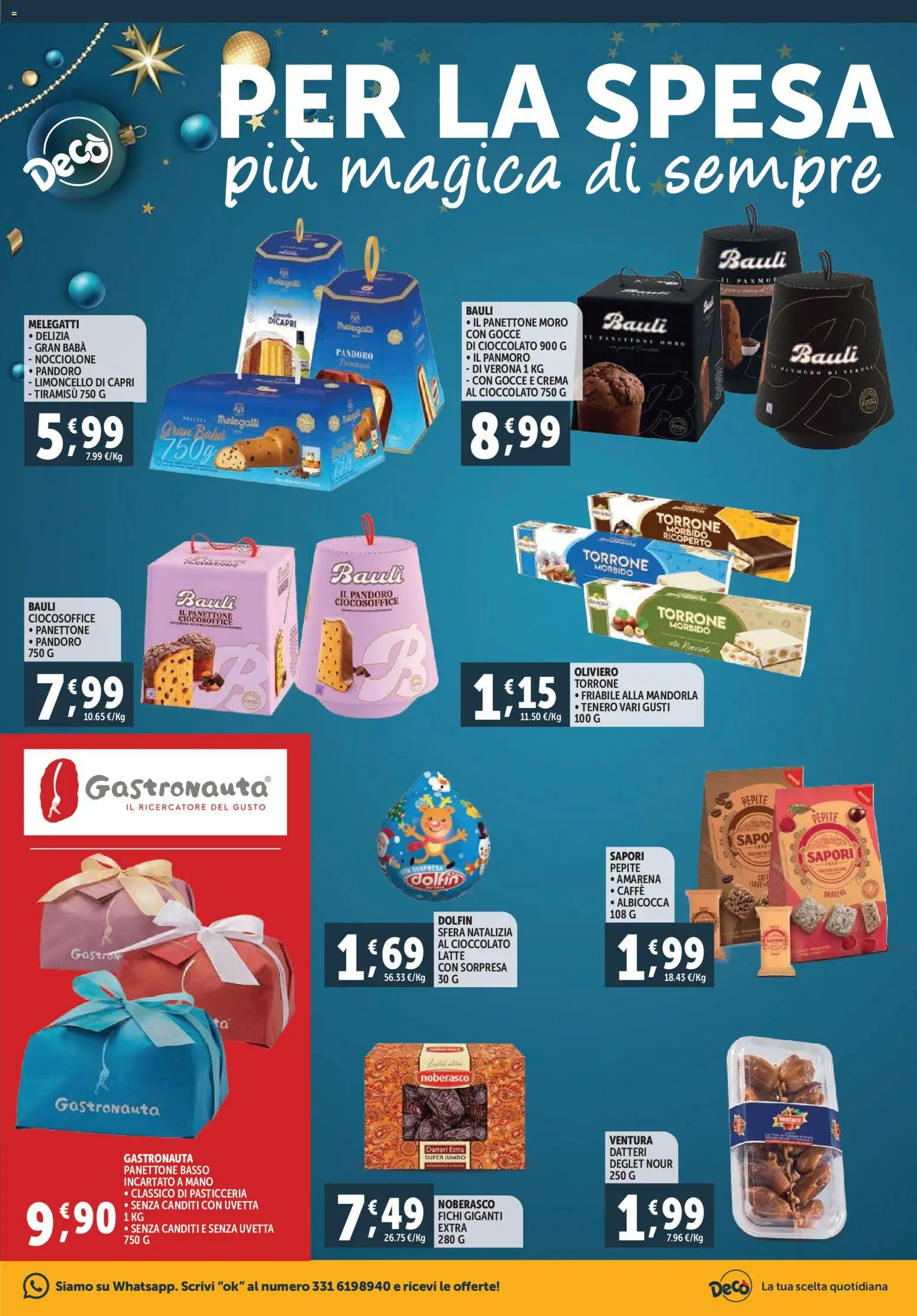 Volantino Decò del 20.11.2025 | Pagina: 9 | Prodotti: Crema, Caffè, Latte, Panettone