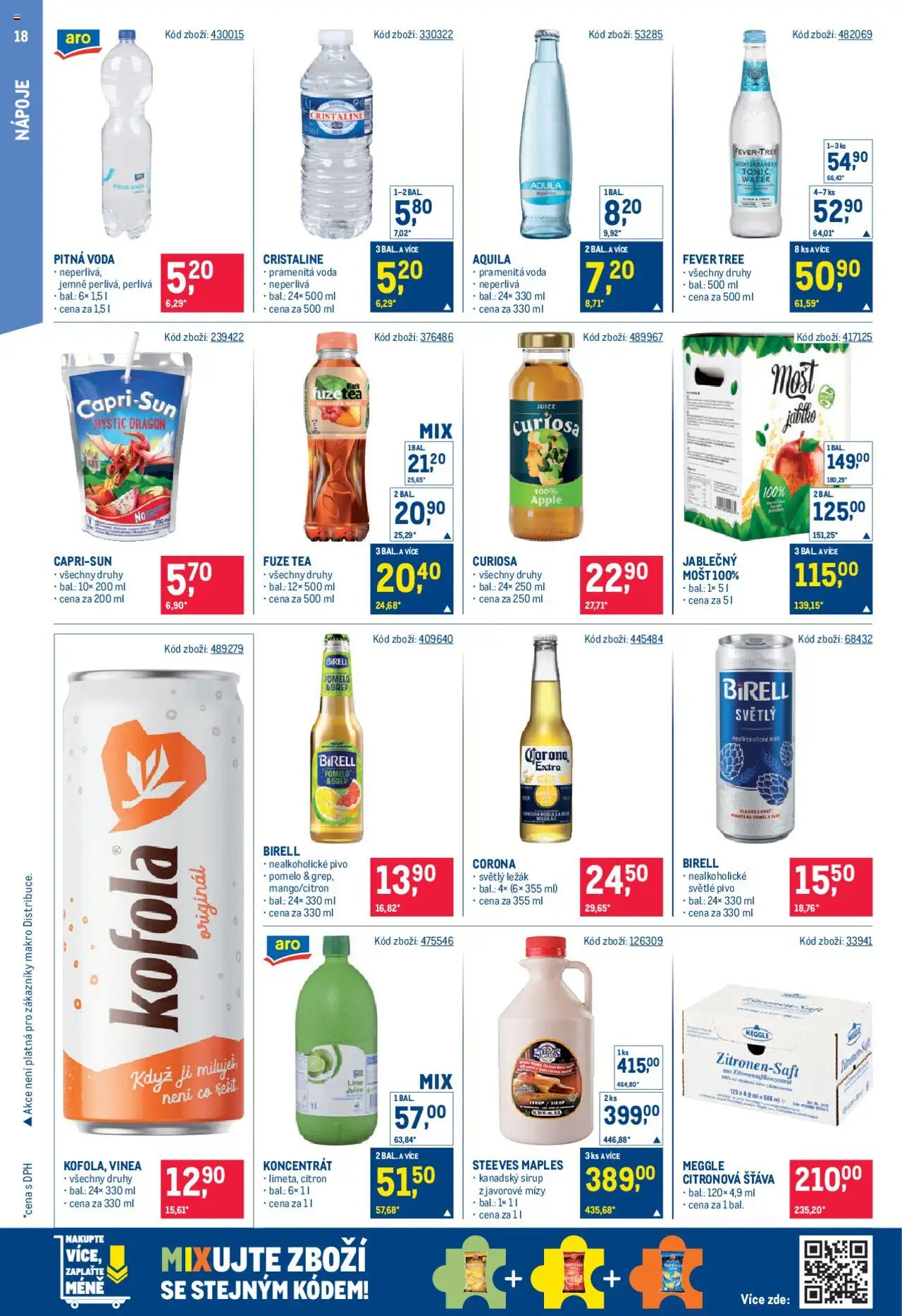 Makro leták - Gastronomie od 04.06.2025 | Strana: 18 | Produkty: Apple, Fuze Tea, Citron, Vinea