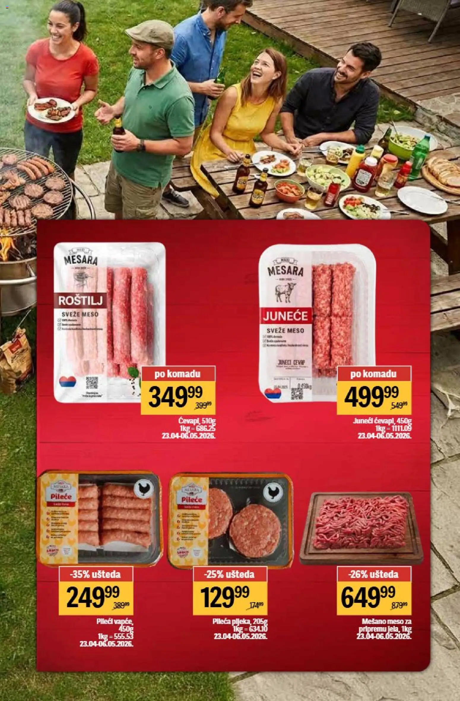 Maxi katalog - važi od 27.04.2026 | Strana: 3 | Proizvode: Ćevap, Roštilj