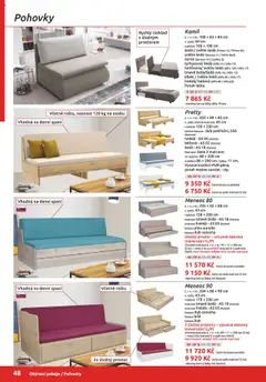 Náhled letáku ORFA nábytek katalog 2025-2026 od 01.10.2025 | Strana: 48 | Produkty: Postele, Matrace, Zásuvka, Barvy
