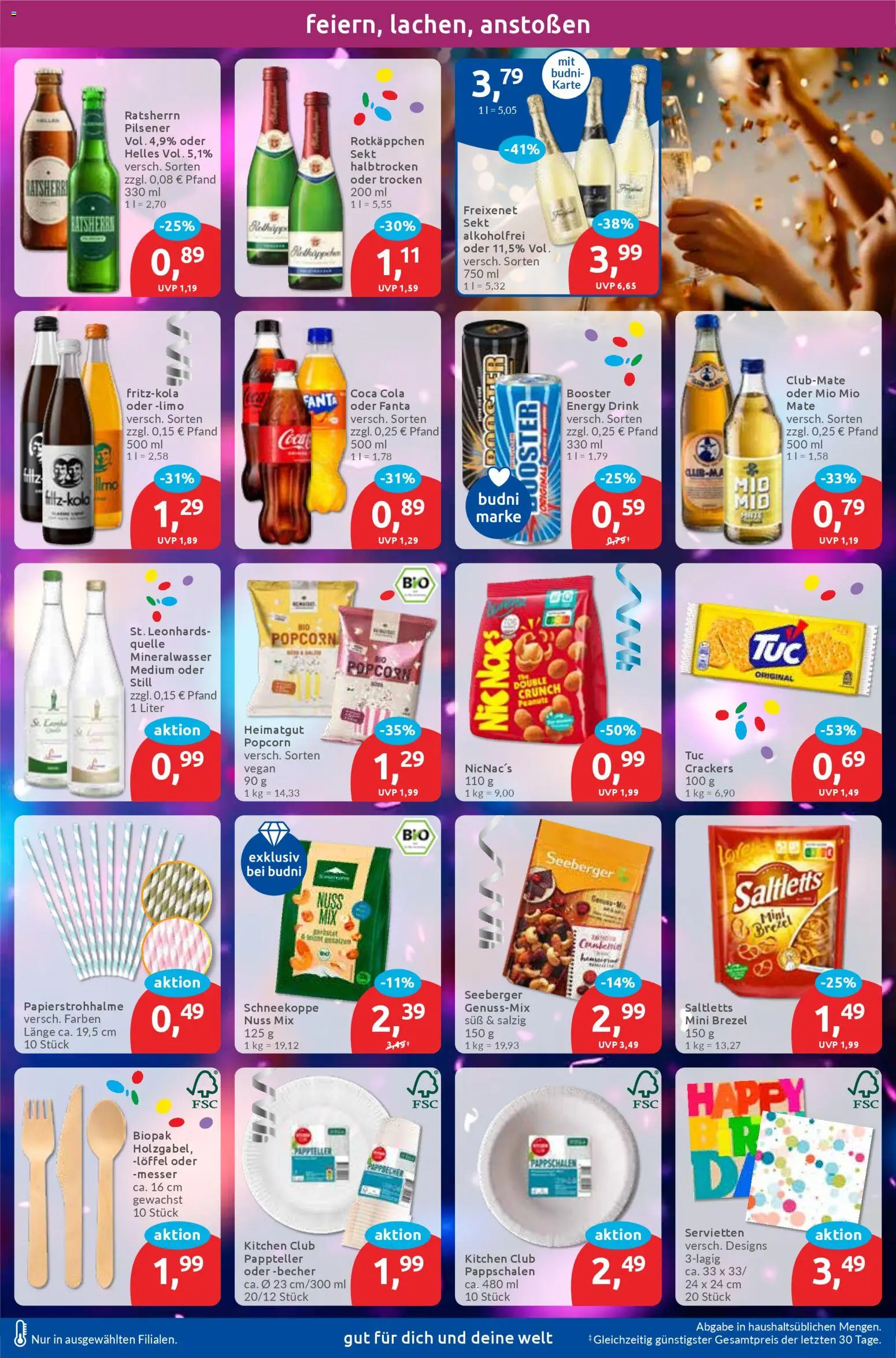 Budni Prospekt 	 – gültig ab 29.12.2025 | Seite: 7 | Produkte: Cola, Sekt, Mineralwasser, Rotkäppchen