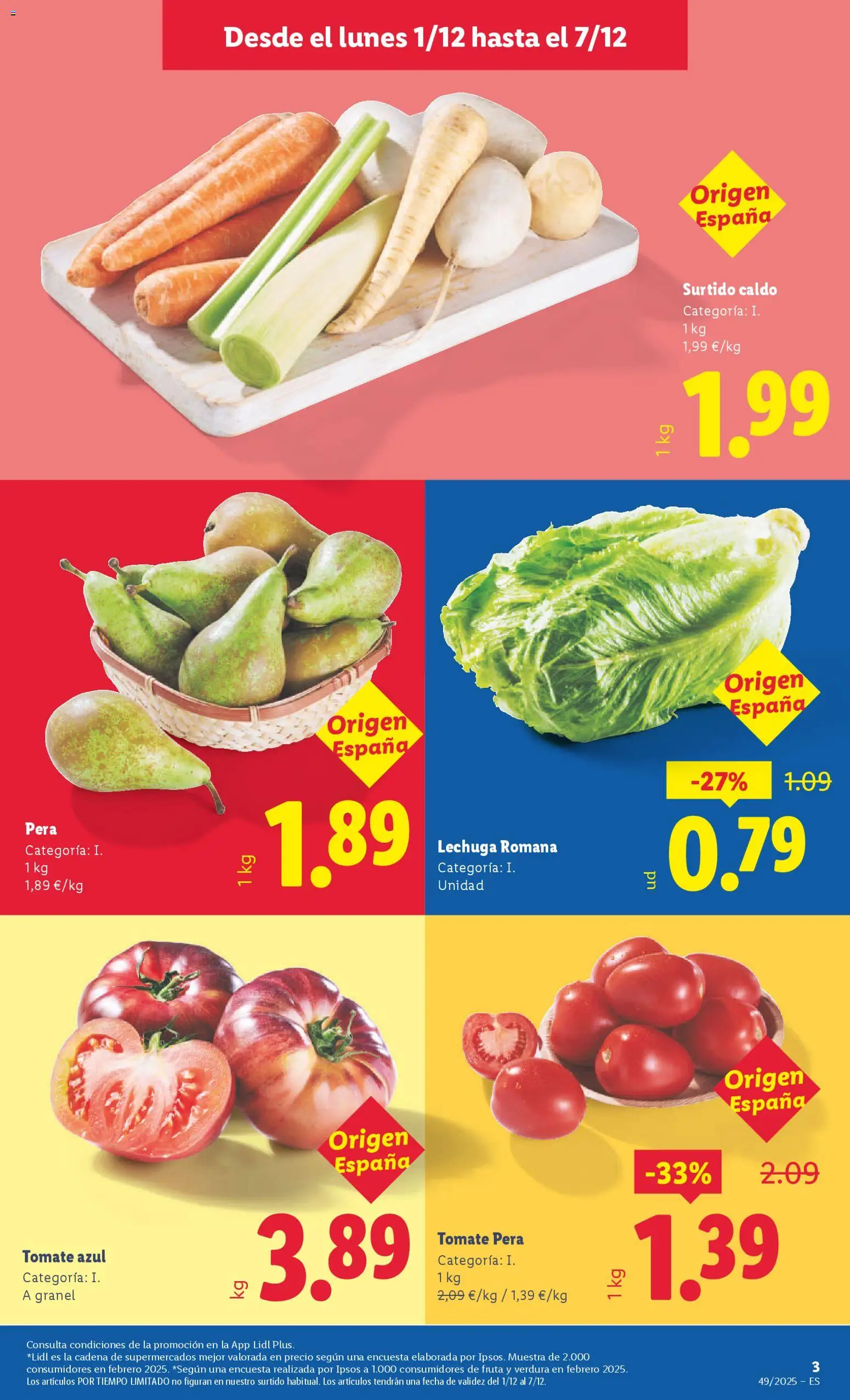 Lidl folleto │ válido desde el 01.12.2025 | Página: 3 | Productos: Μαξιλάρι λαιμού