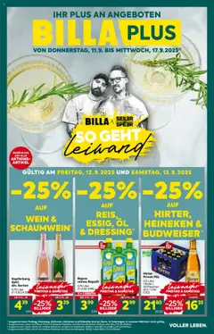 Billa Plus Flugblatt - Steiermark ab 11.09.2025 gültig