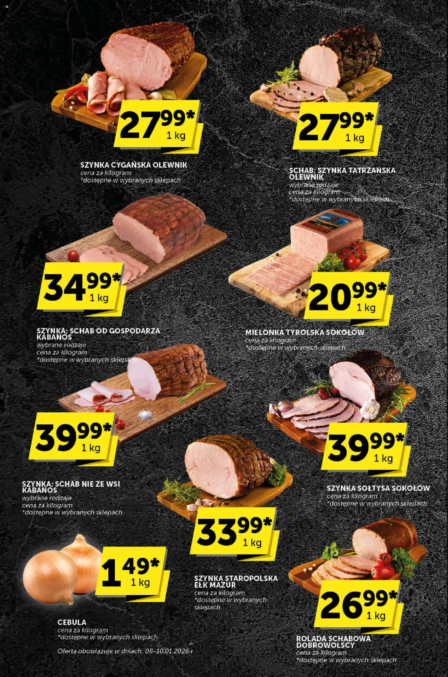 ABC Gazetka - Katalog od 08.01.2026 | Strona: 6 | Produkty: Schab, Mielonka tyrolska, Rolada, Szynka