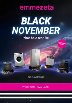 Emmezeta Black Friday  - pregled Emmezeta kataloga - važi od 01.11.2025